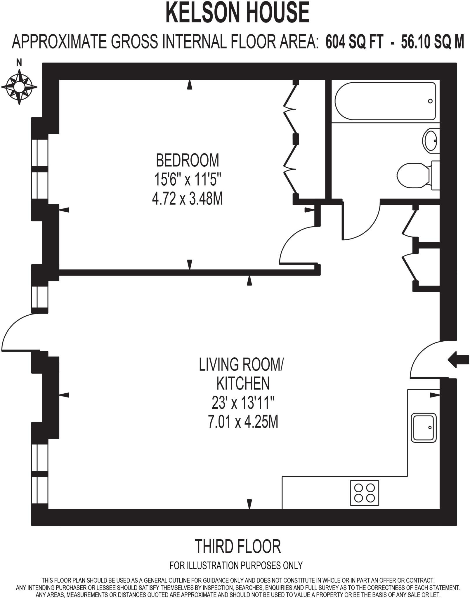 Kelson House, Royal Wharf, London, E16 floorplan