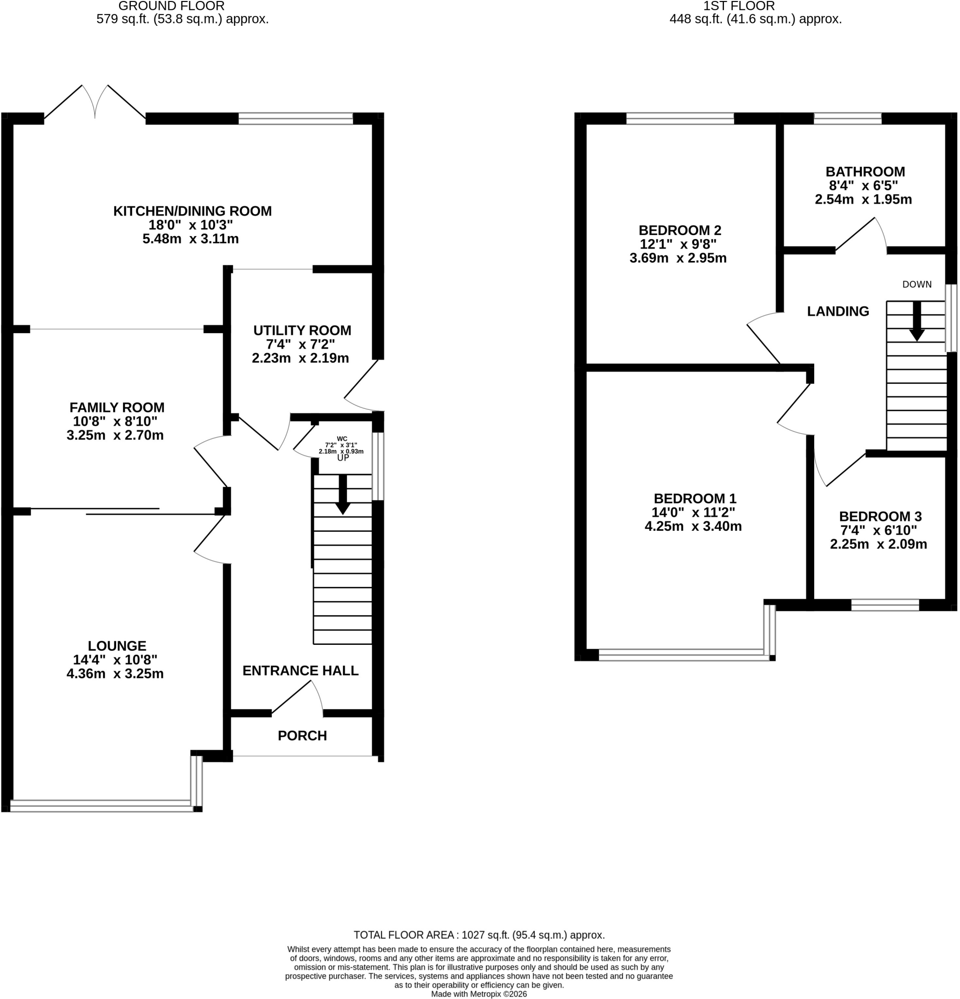 Hubert Drive, Middlewich floorplan