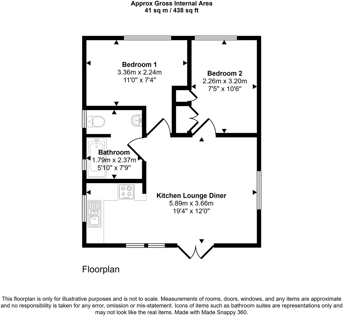Llangernyw, Conwy, LL22 8PP floorplan
