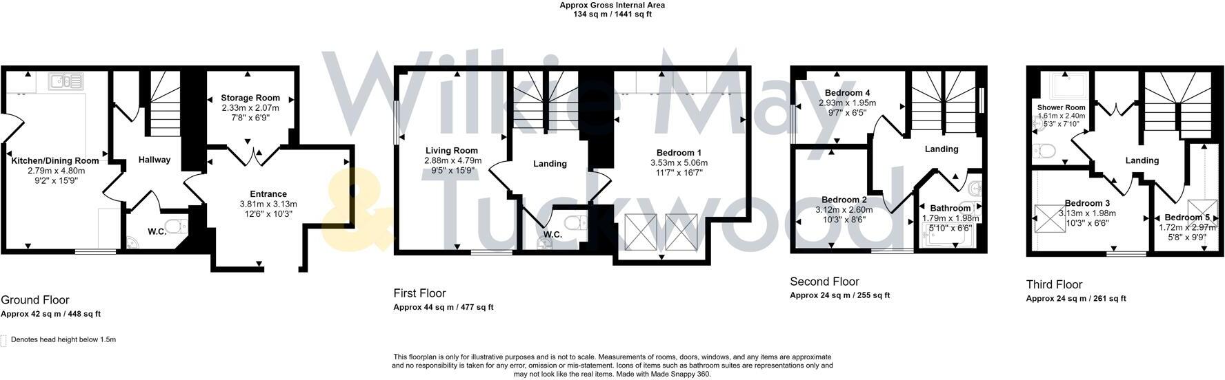 Stoates Mill, Watchet floorplan