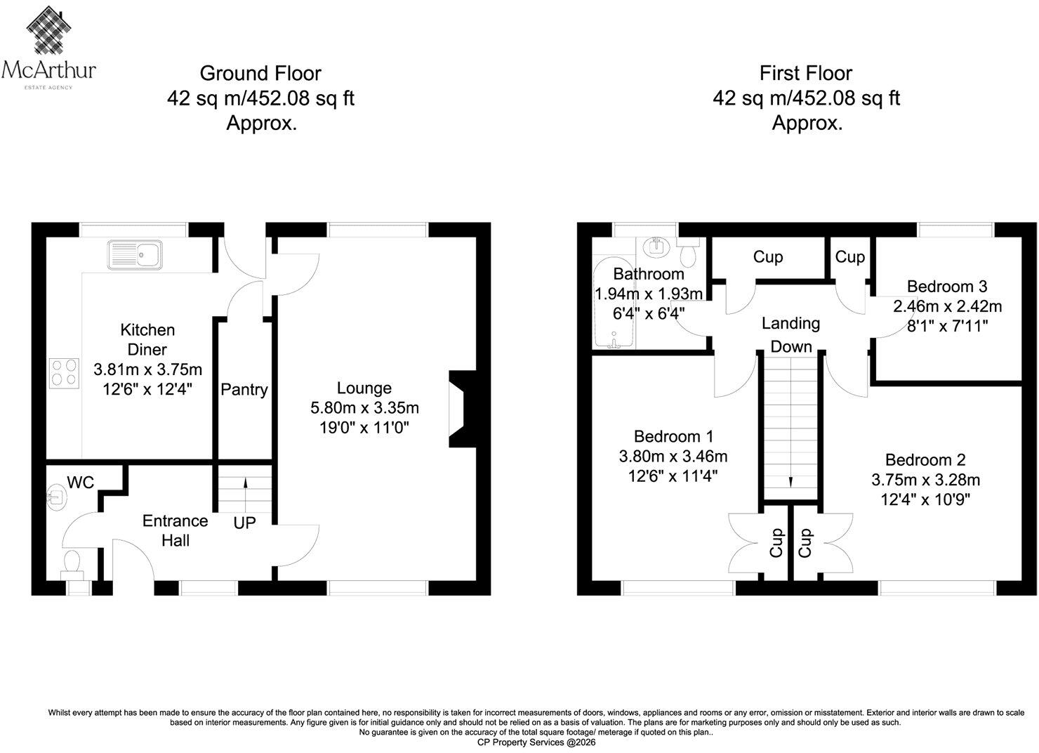 Dorset Drive, Harworth & Bircotes, Doncaster, South Yorkshire, DN11 floorplan
