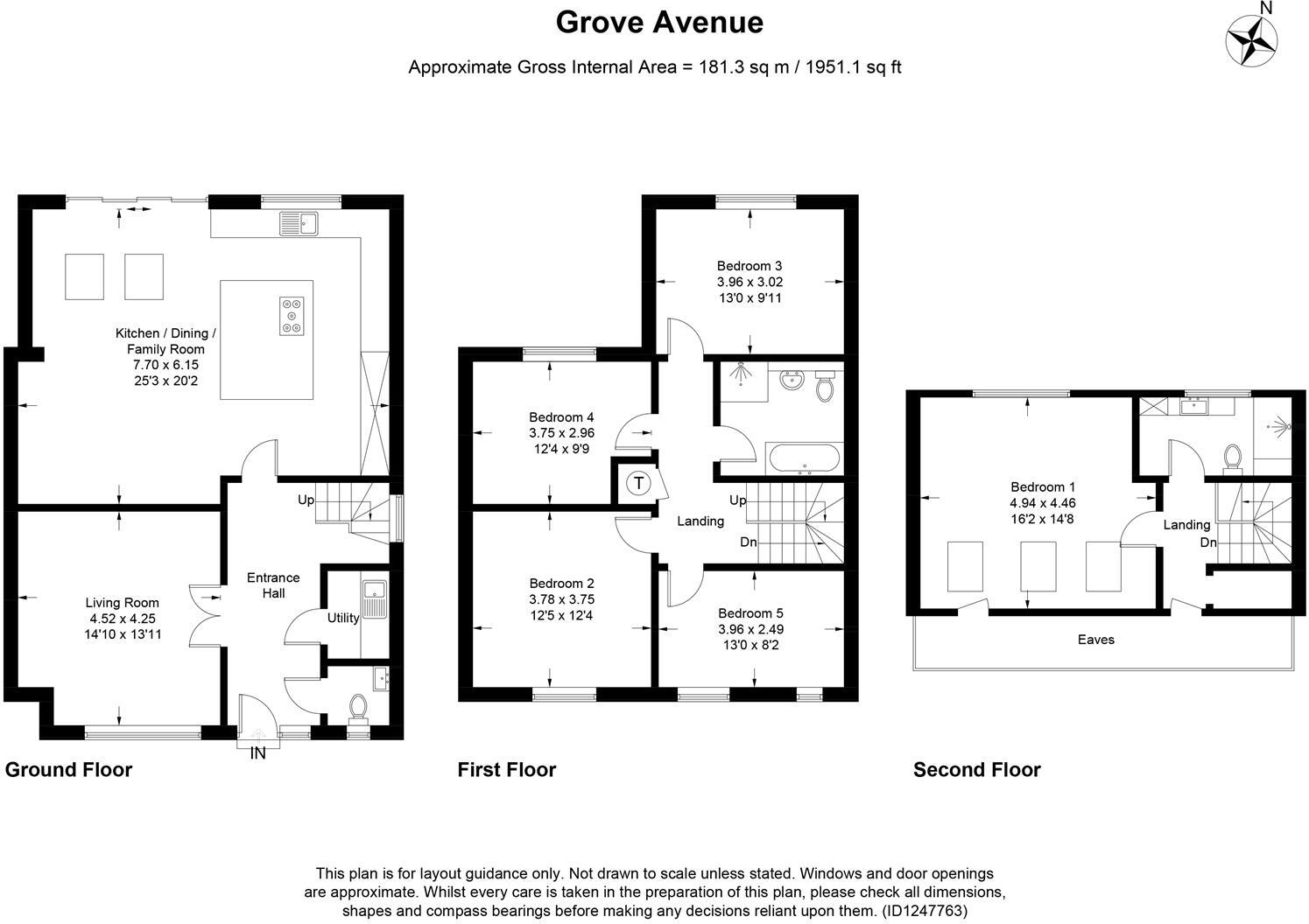 Grove Avenue, Harpenden floorplan