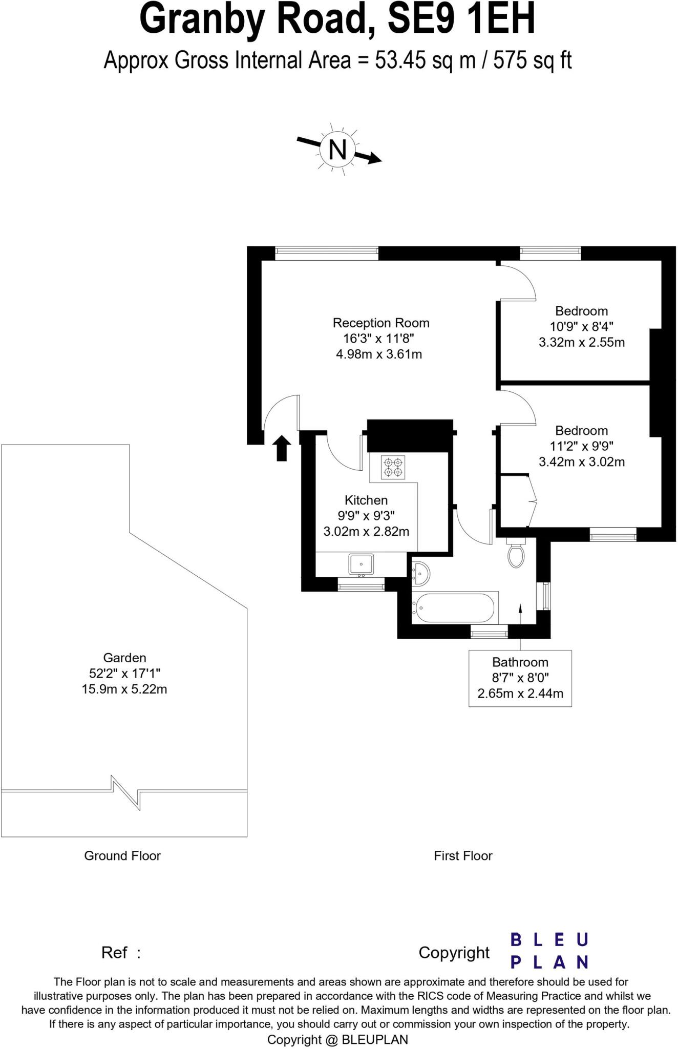 Granby Road, London, SE9 floorplan