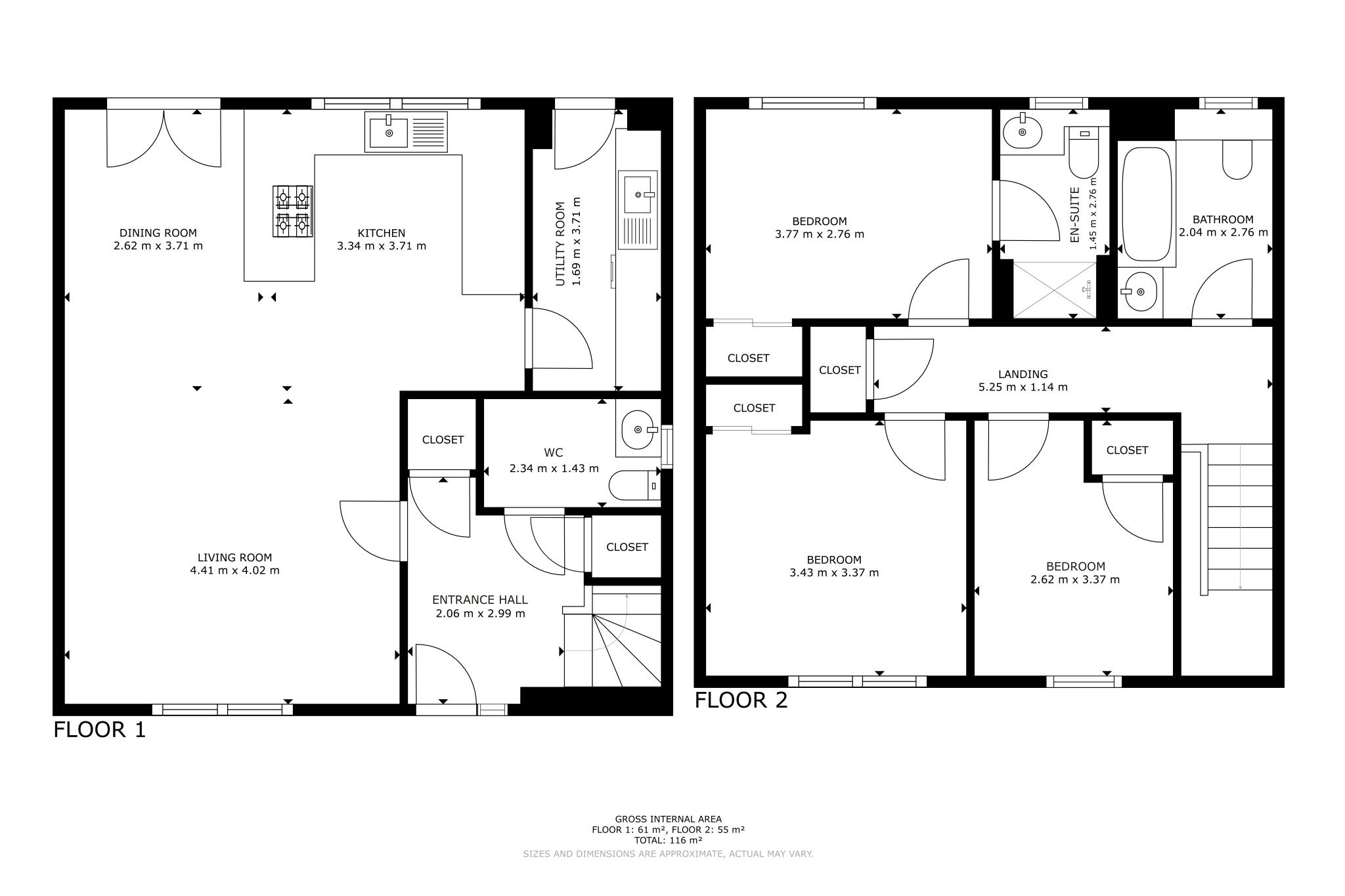 3 Fraser Avenue, Dornoch, Sutherland, IV25 3RS floorplan