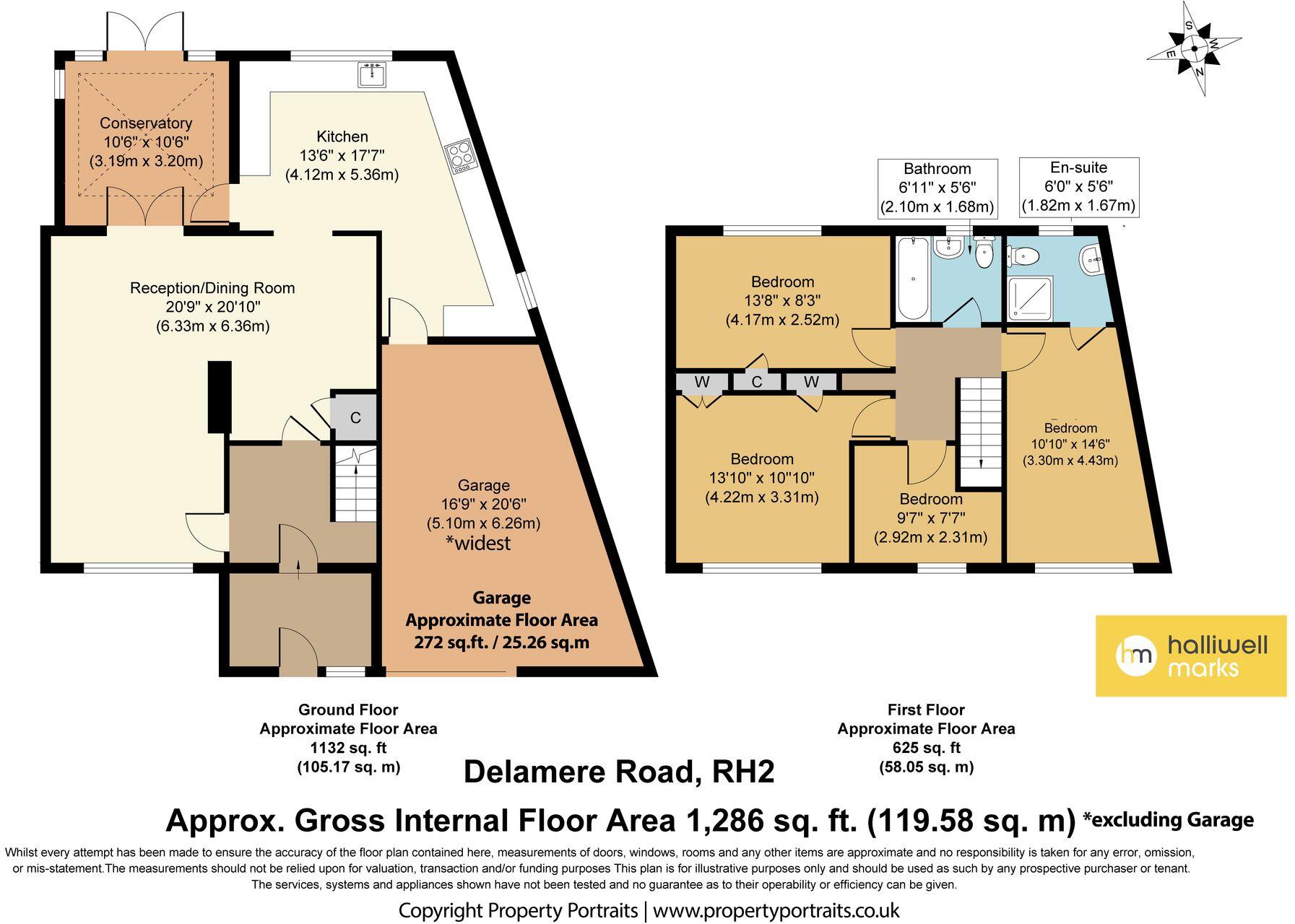 Delamere Road, Reigate, RH2 floorplan