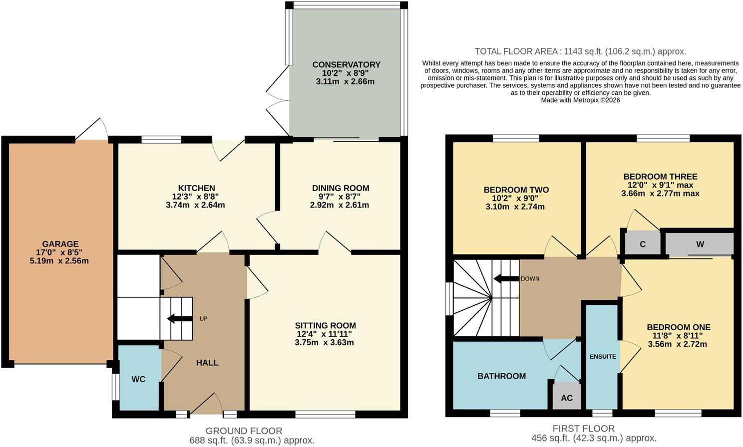 Webbington Road, Pewsham, Chippenham floorplan