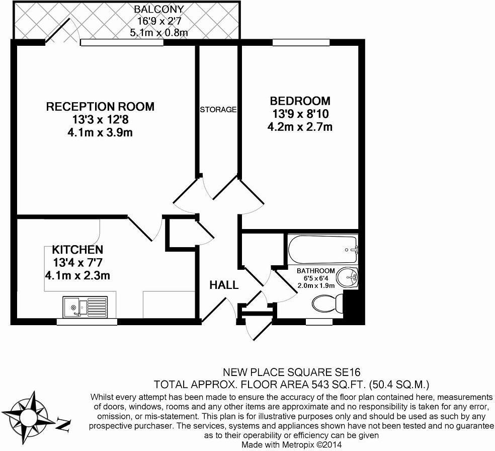 New Place Square, Southwark, London floorplan