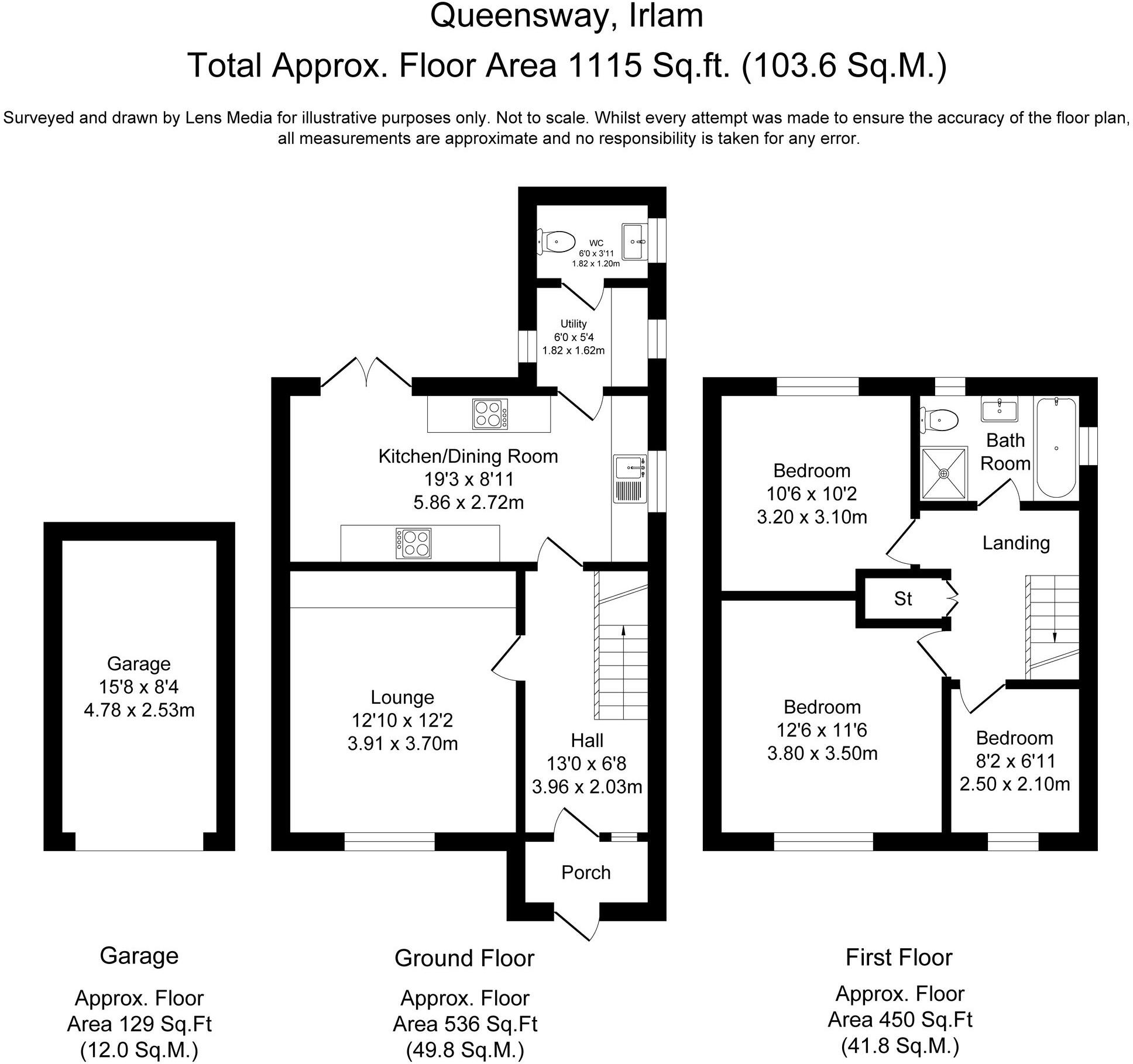 Queensway, Irlam, M44 floorplan