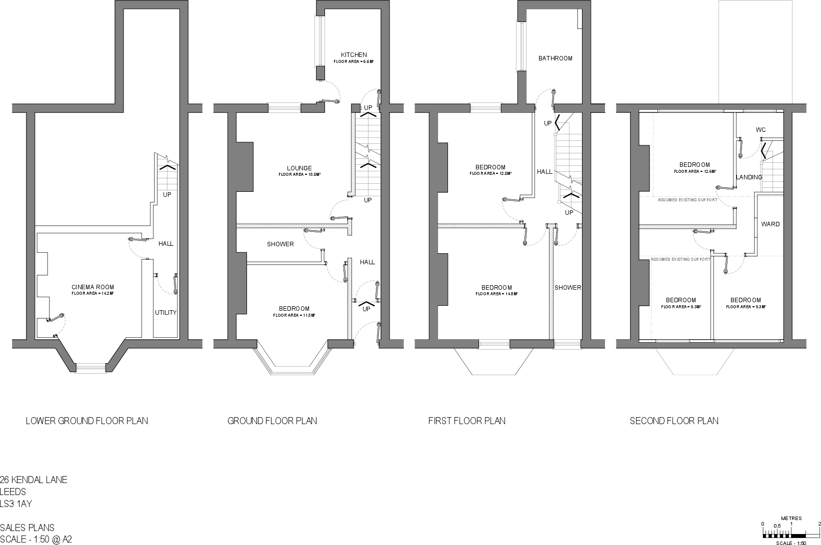 Kendal Lane, Leeds floorplan