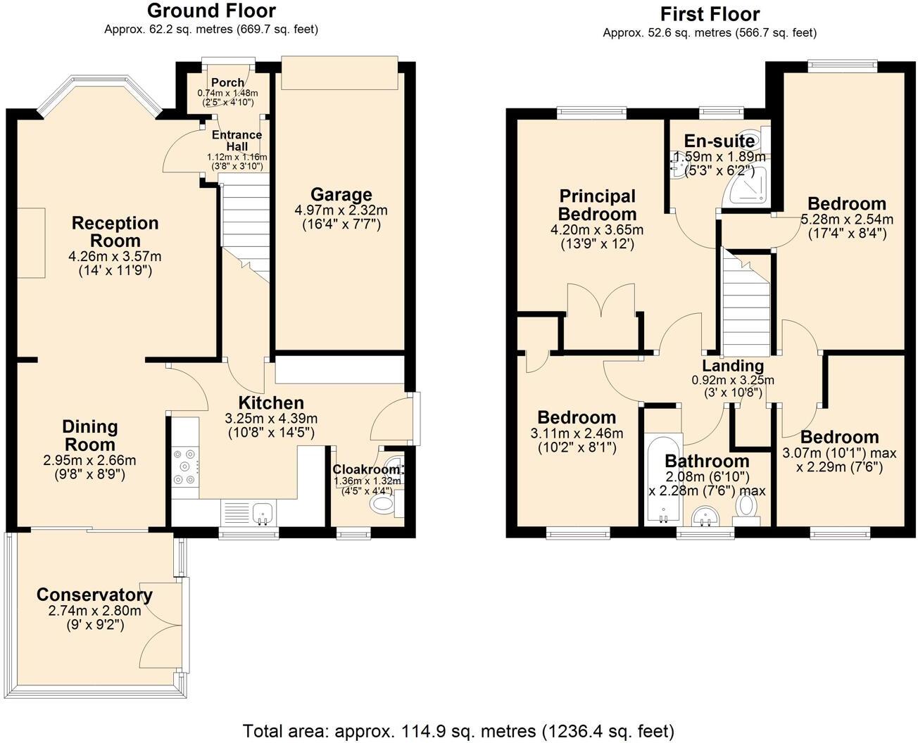 Bowler Road, Darley Dale, Matlock floorplan