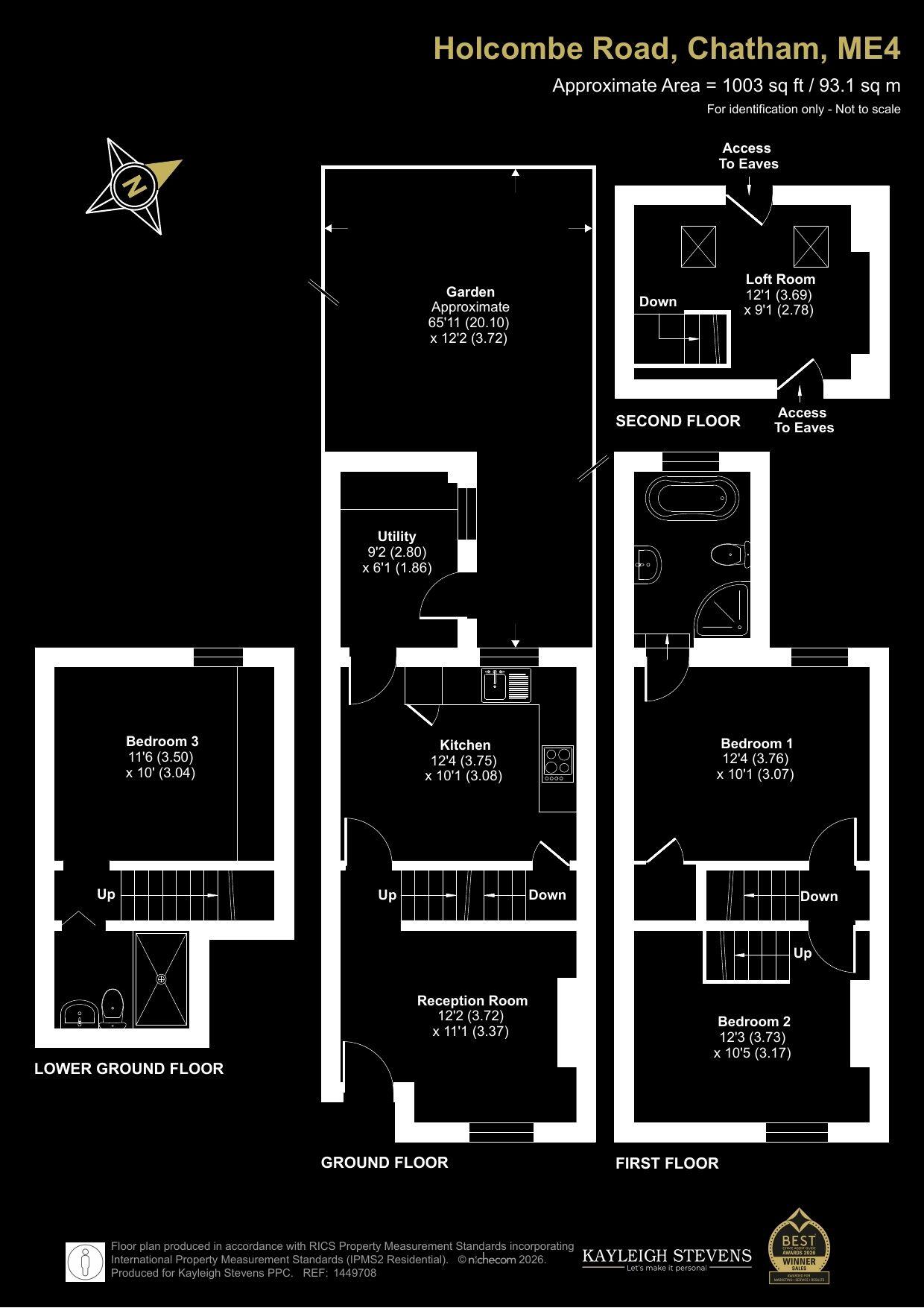 Stunning, beautifully presented Victoria Home Over 1,000sq ft floorplan