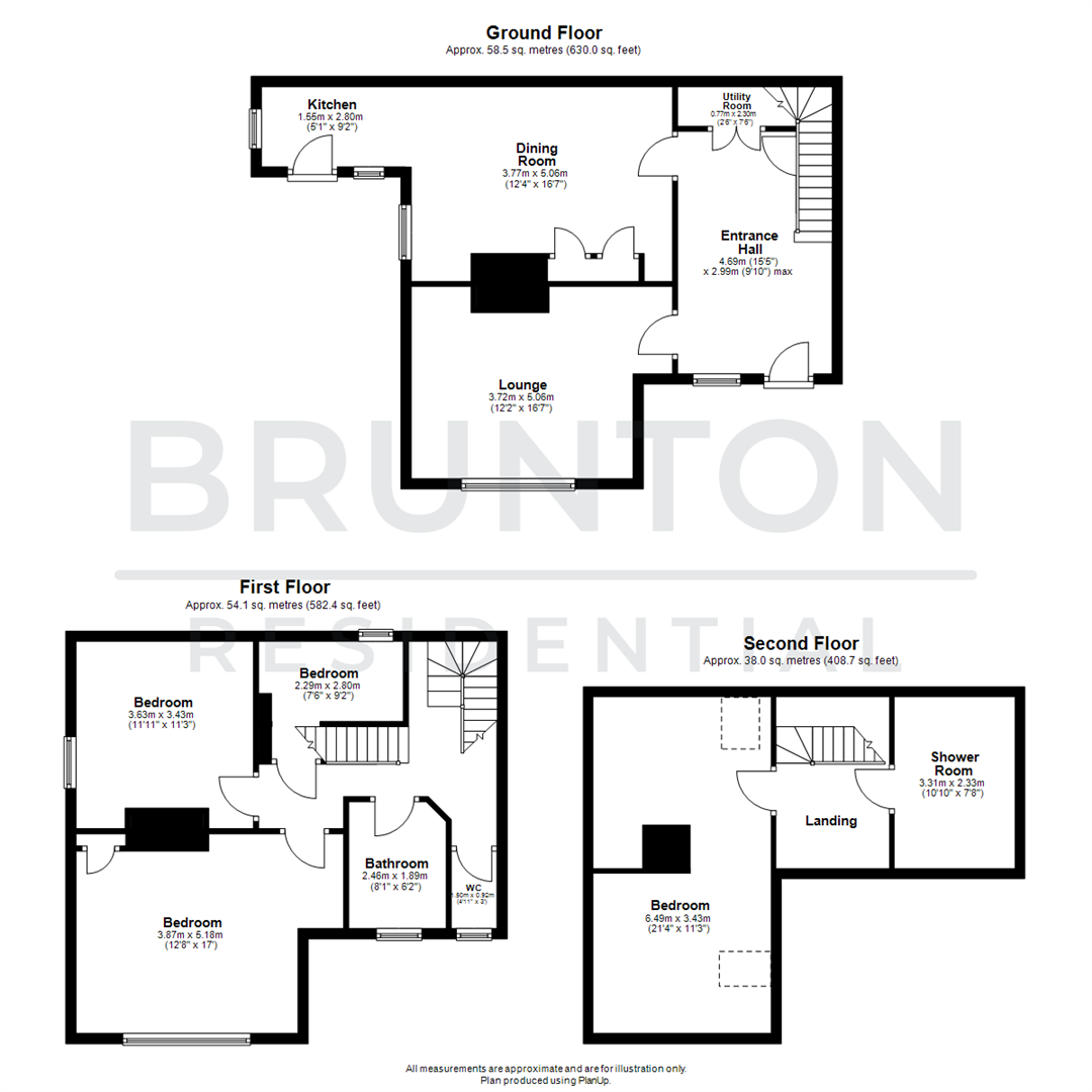 Burncroft, Hexham, NE46 floorplan