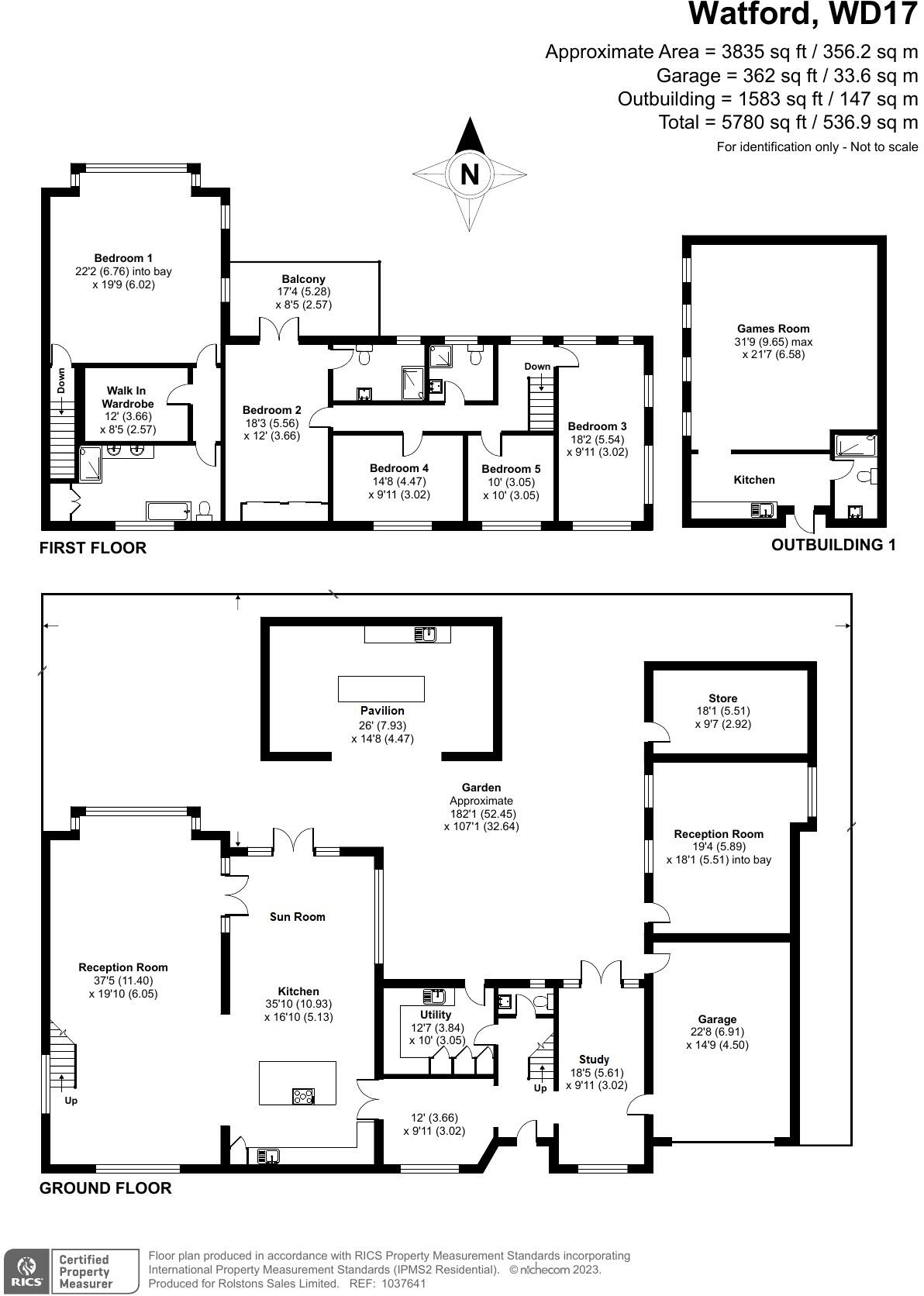 Coningesby Drive, Watford, Hertfordshire, WD17 floorplan