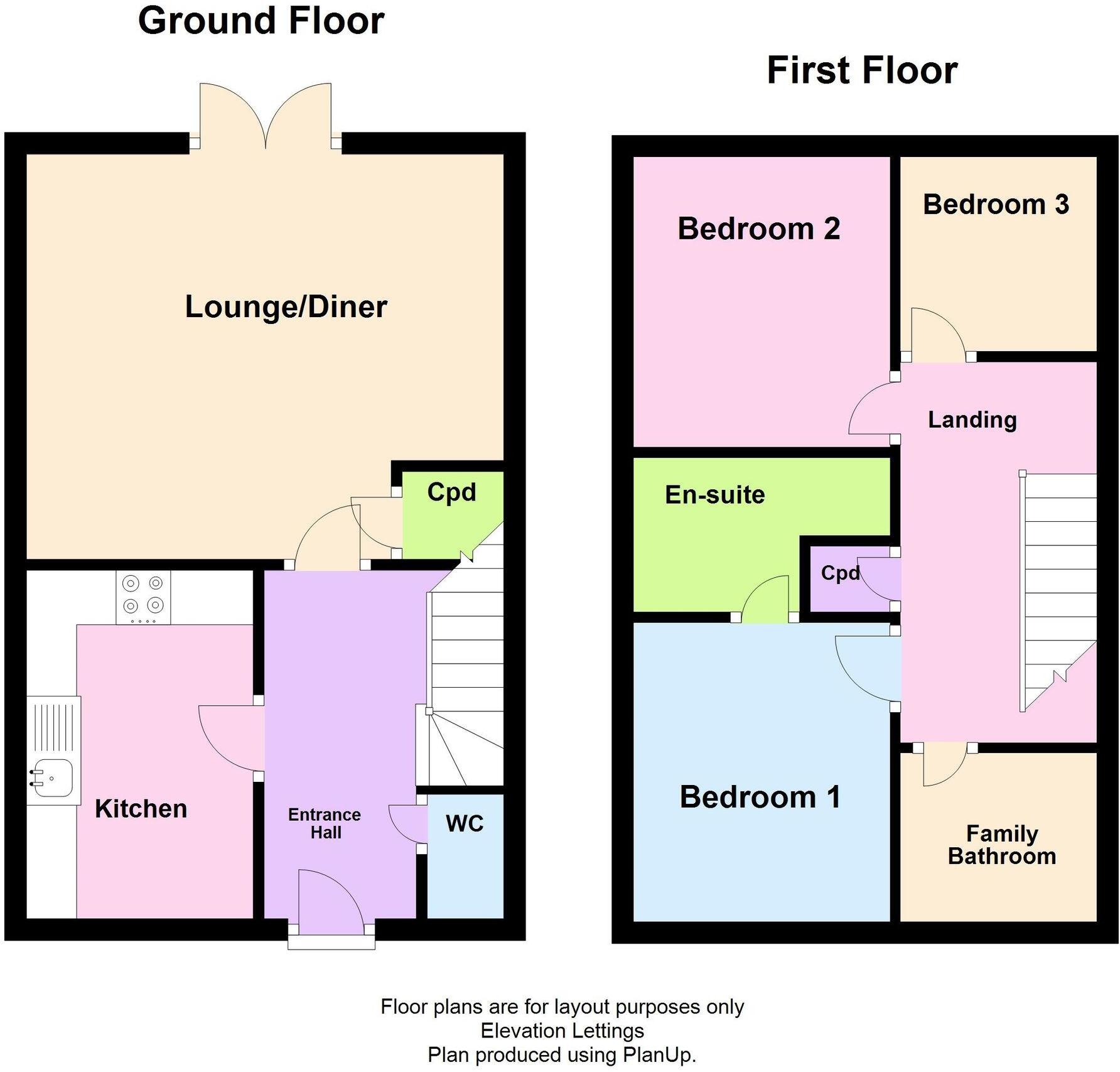 Eaton Hall Crescent, Broughton, MK10 floorplan