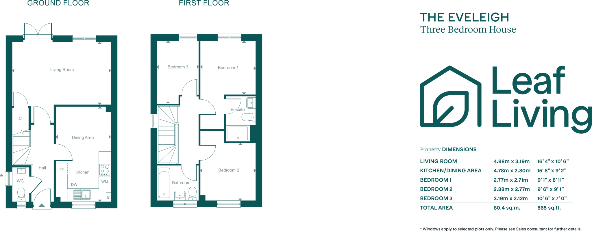 Leaf Living at Peters Village, Wouldham, Kent, ME1 floorplan
