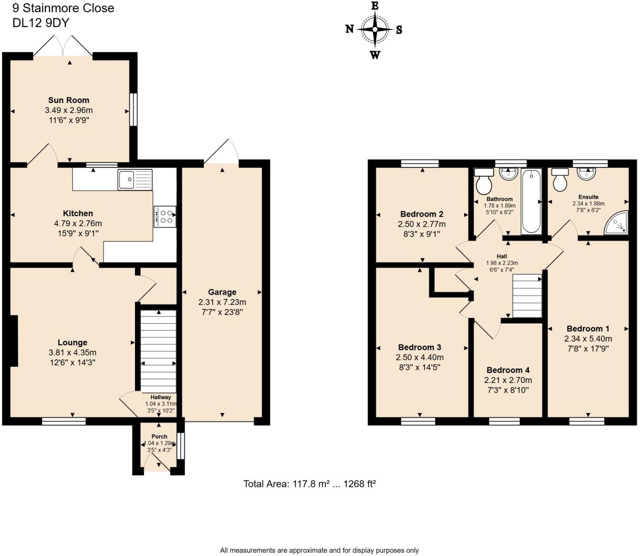 9 Stainmore Close, Startforth, Barnard Castle floorplan