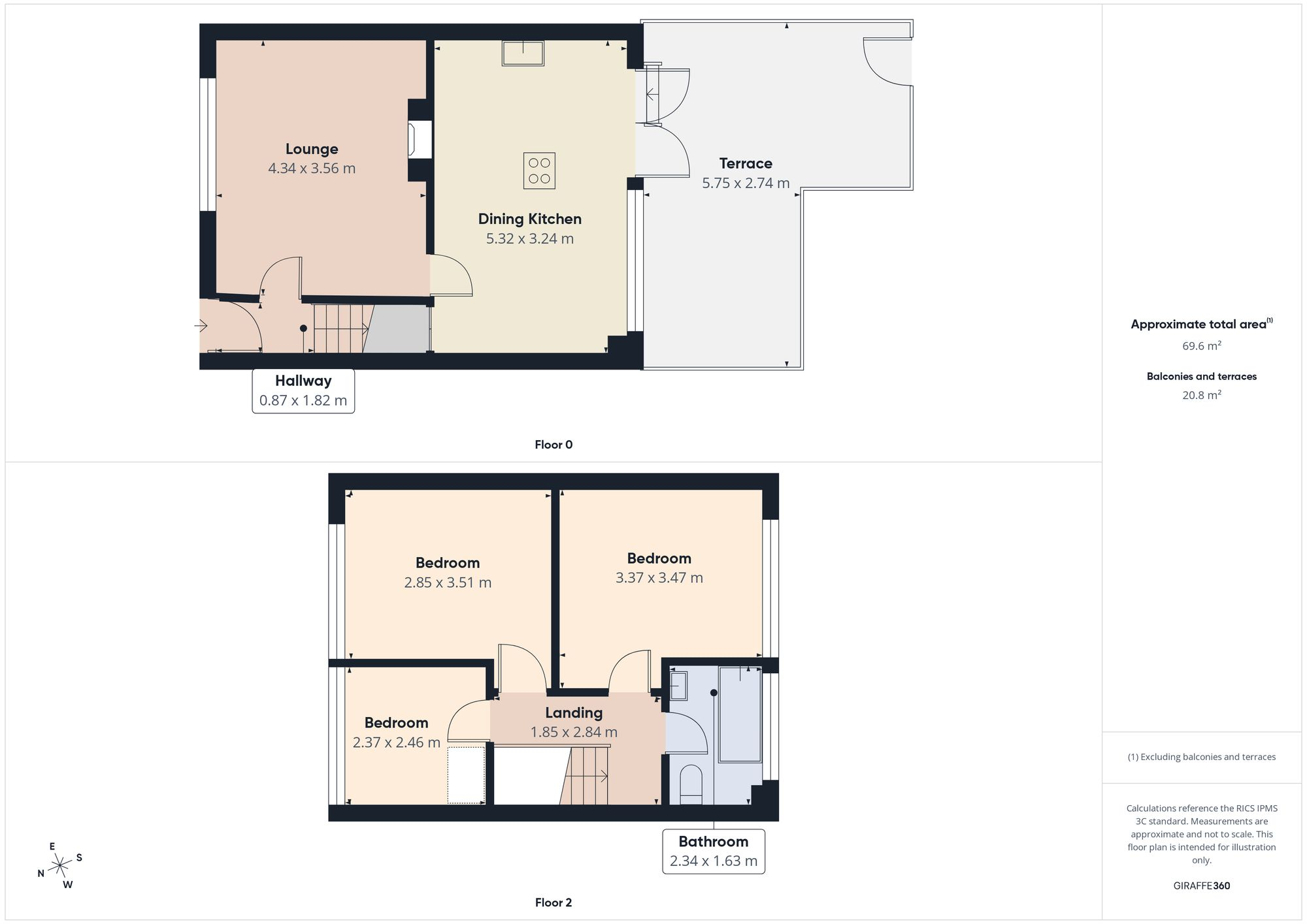 Denham Walk, Chapel House, NE5 floorplan