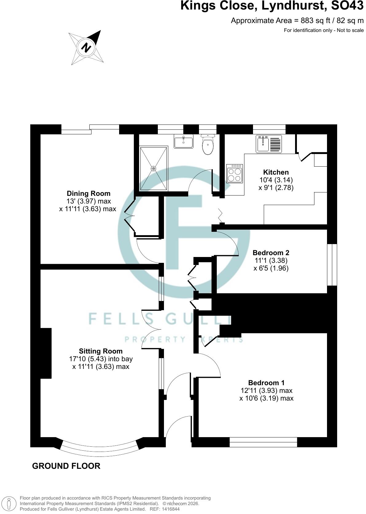 Kings Close, Lyndhurst, SO43 floorplan