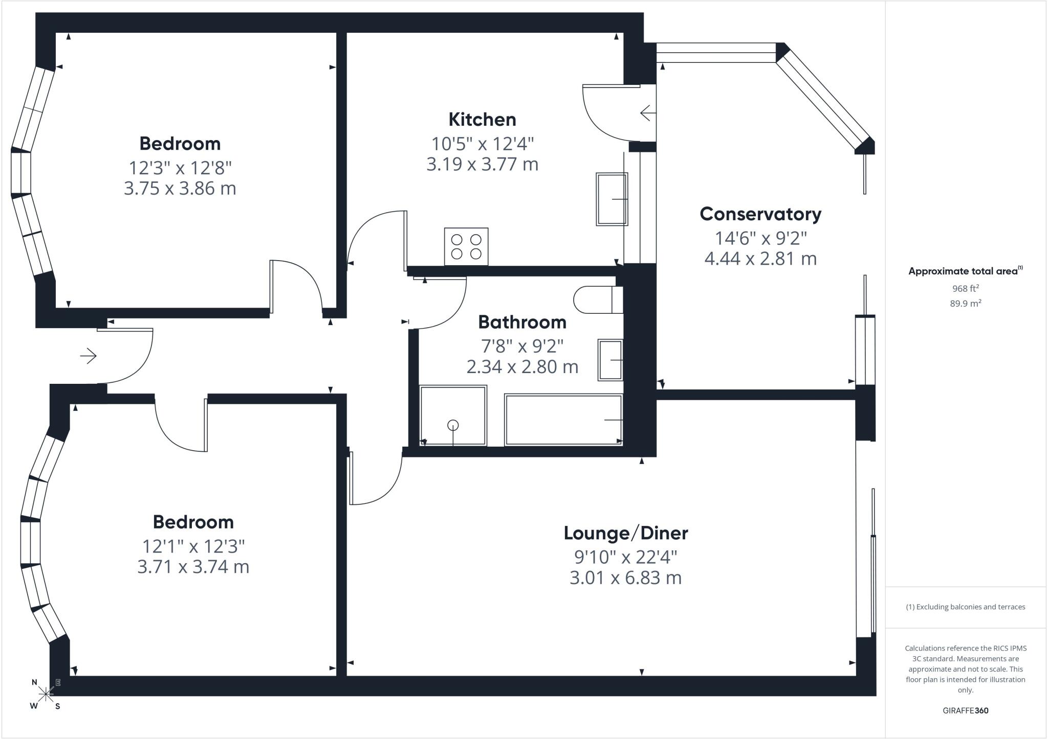 27, Flambard Avenue, Christchurch, Dorset, BH23 floorplan