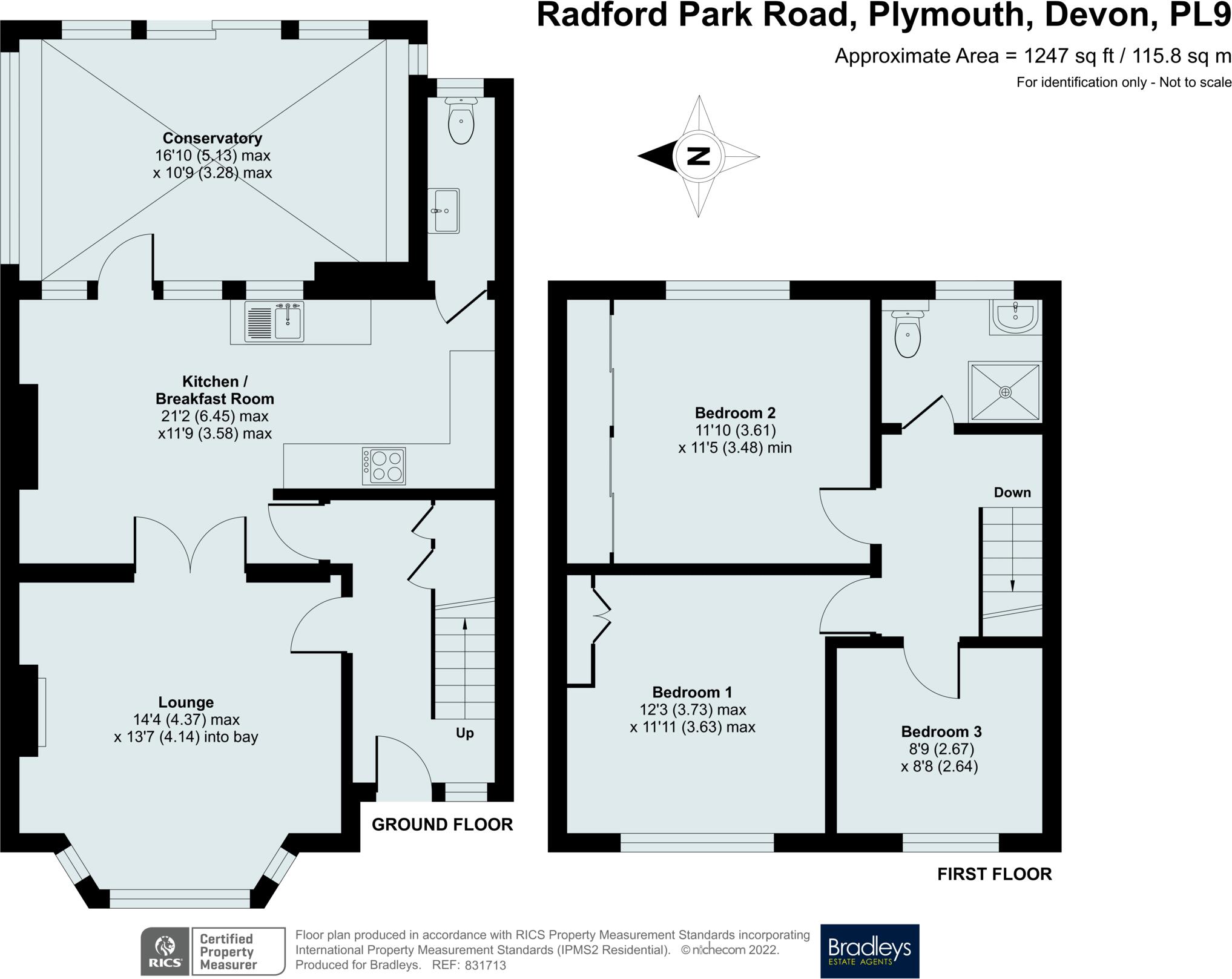Radford Park Road, Plymouth, Devon floorplan