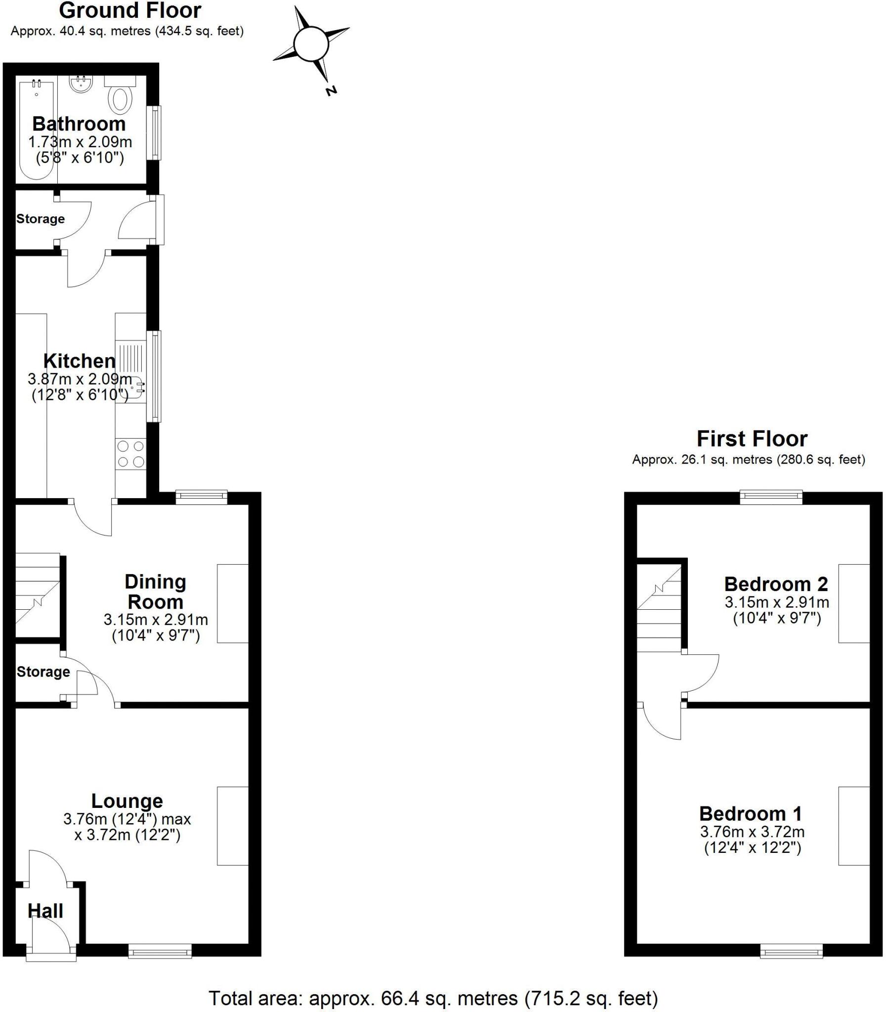 Cumberland Street, Latchford floorplan