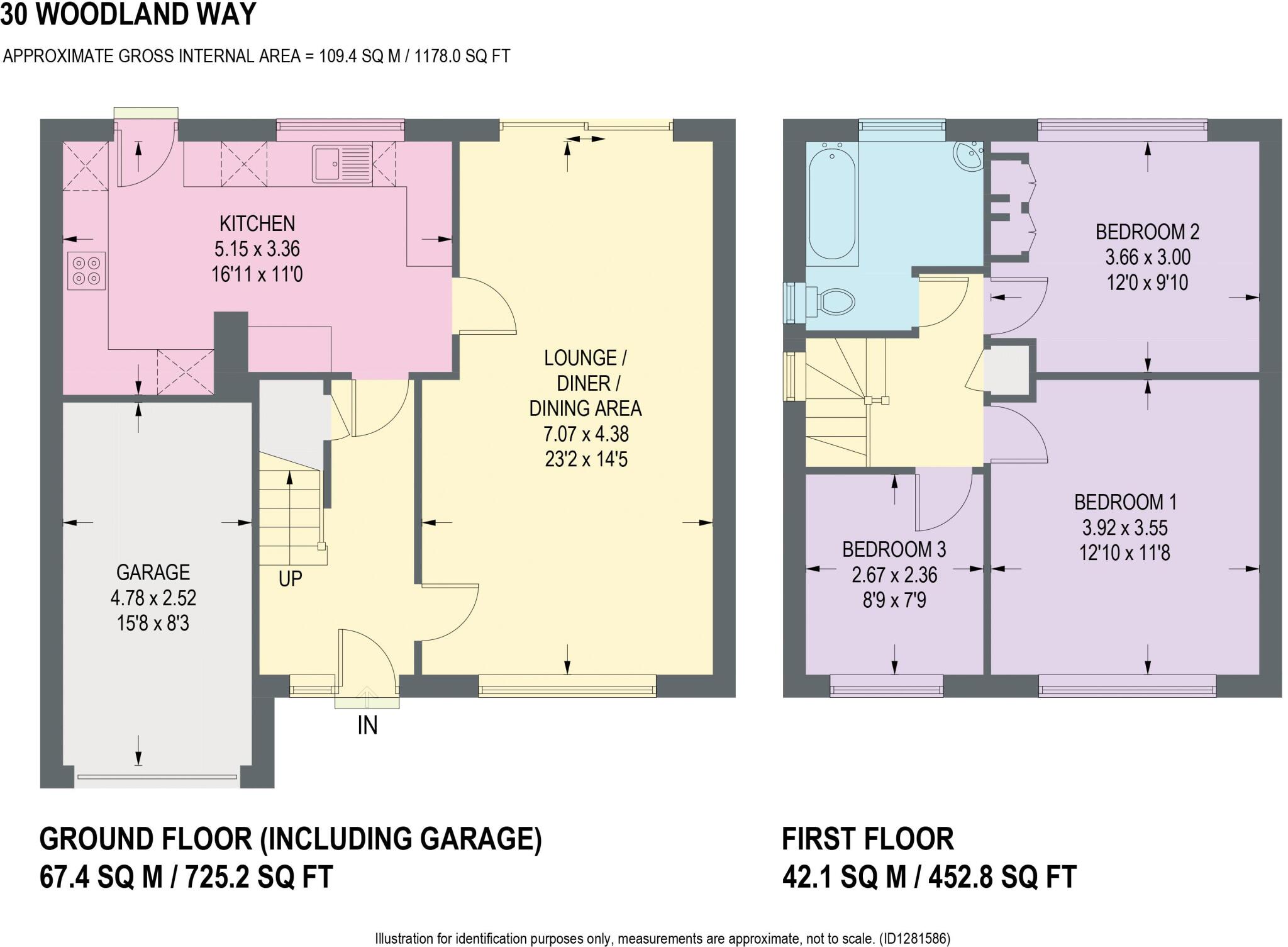 Woodland Way, Old Tupton, Chesterfield floorplan