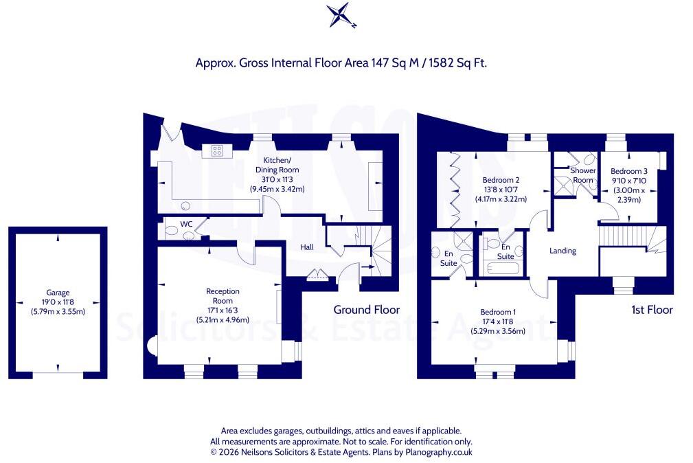 1 The Stables, Newbattle Road, Eskbank EH22 3LJ floorplan
