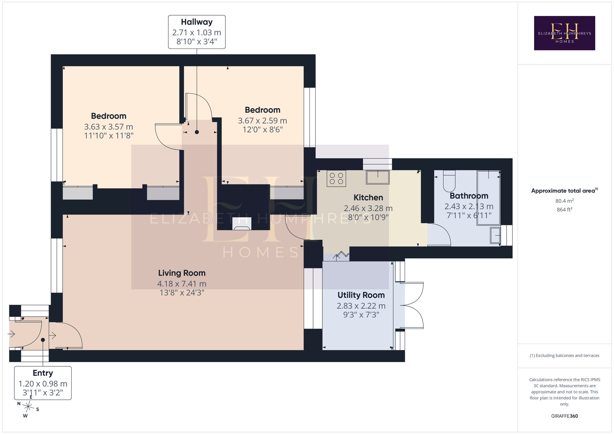 Togston Road, North Broomhill, NE65 floorplan