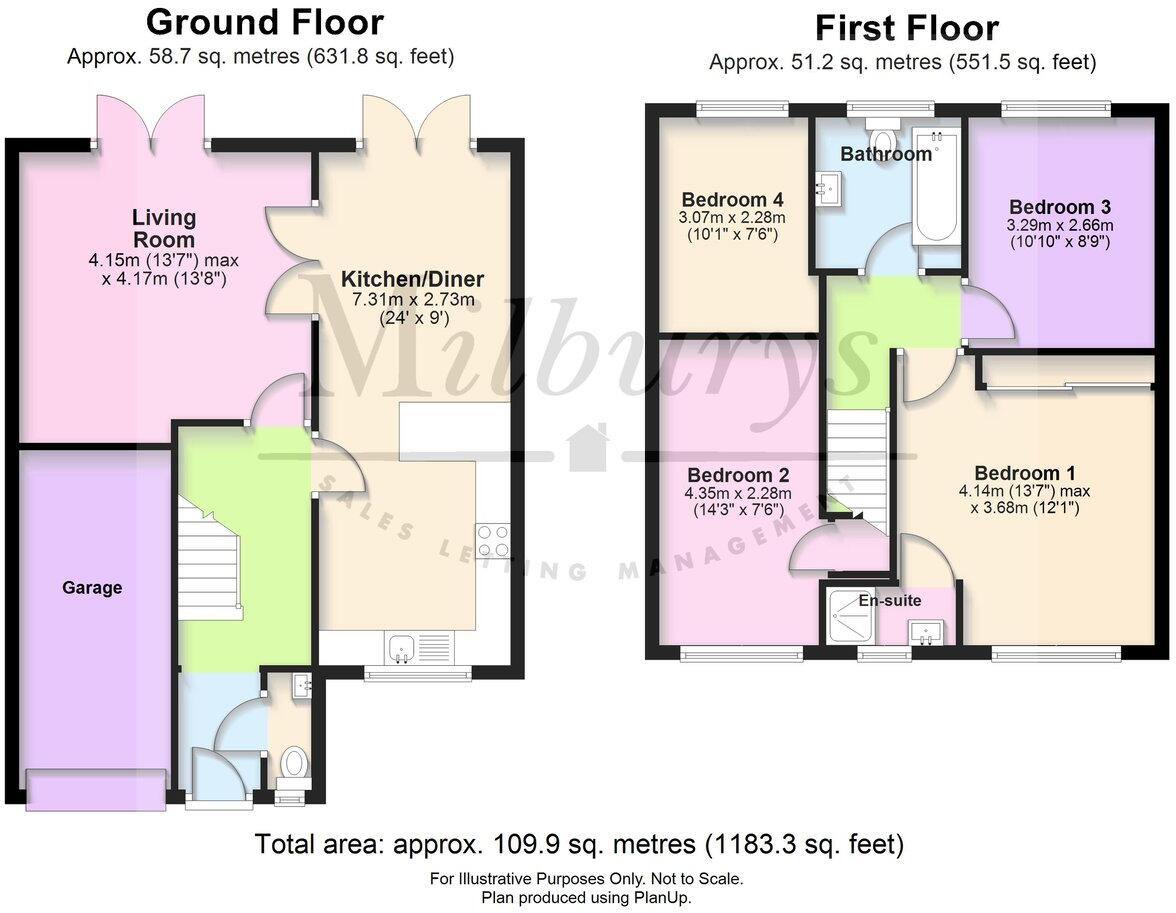 Cornwall Crescent, Yate, BS37 floorplan