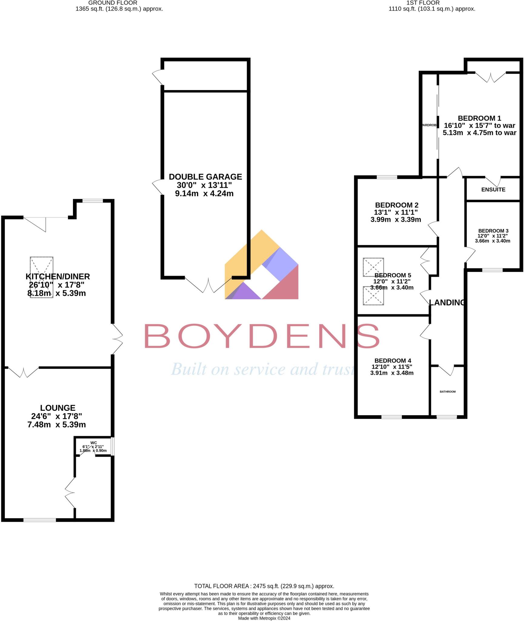 London Road, Marks Tey floorplan
