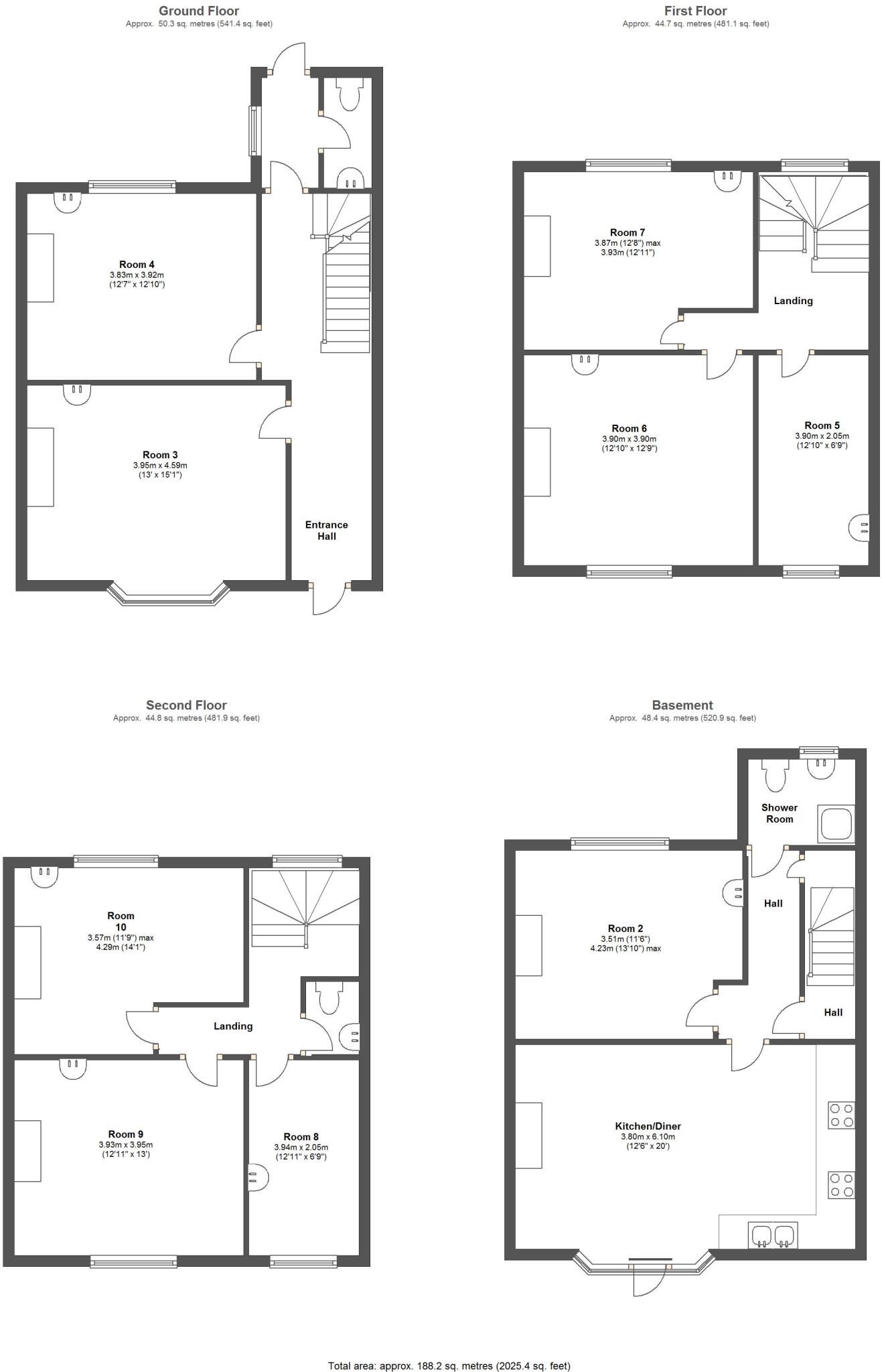 Room 7, Bateman Street, Cambridge floorplan