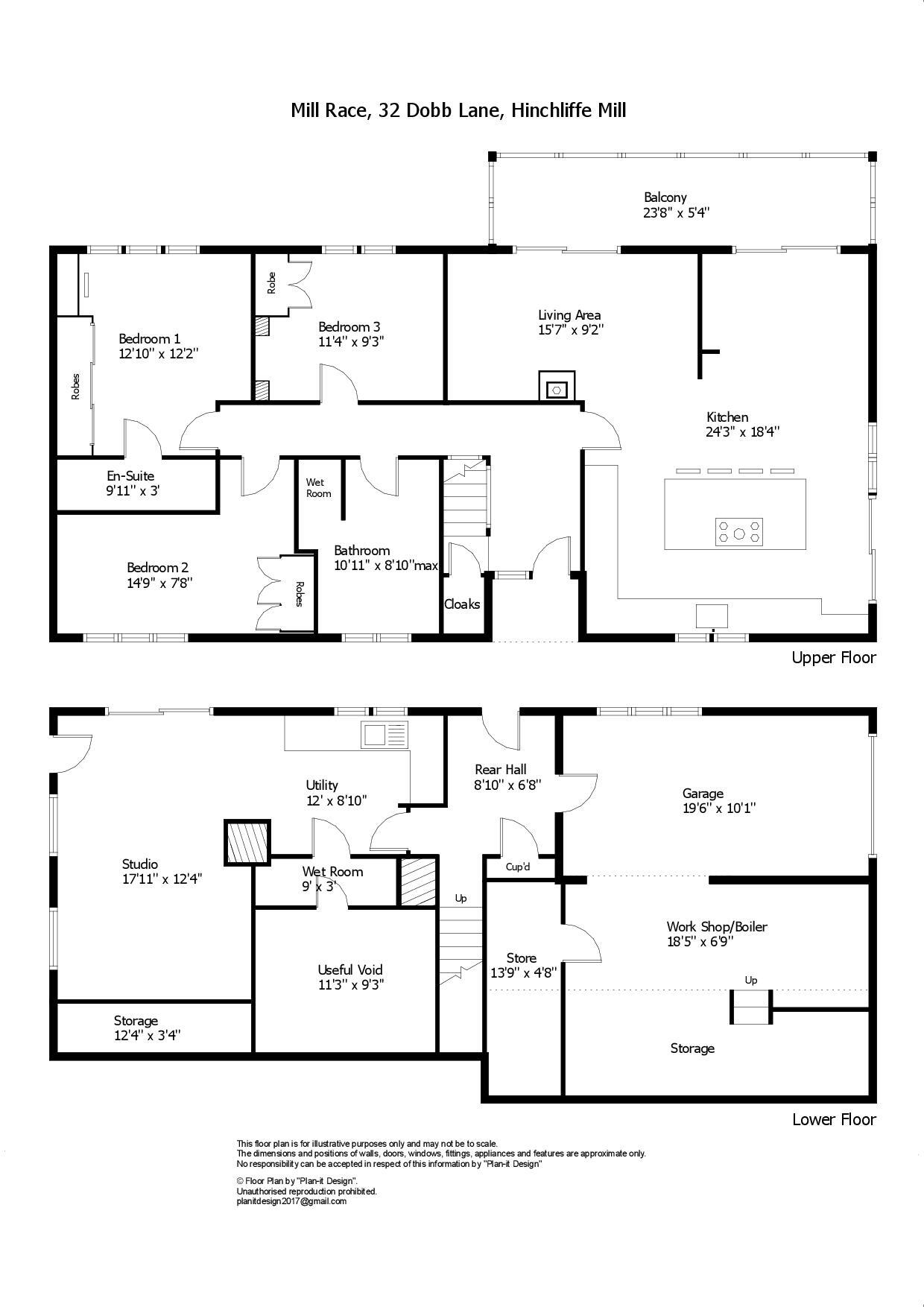 Dobb Lane, Hinchliffe Mill, Holmfirth, HD9 floorplan