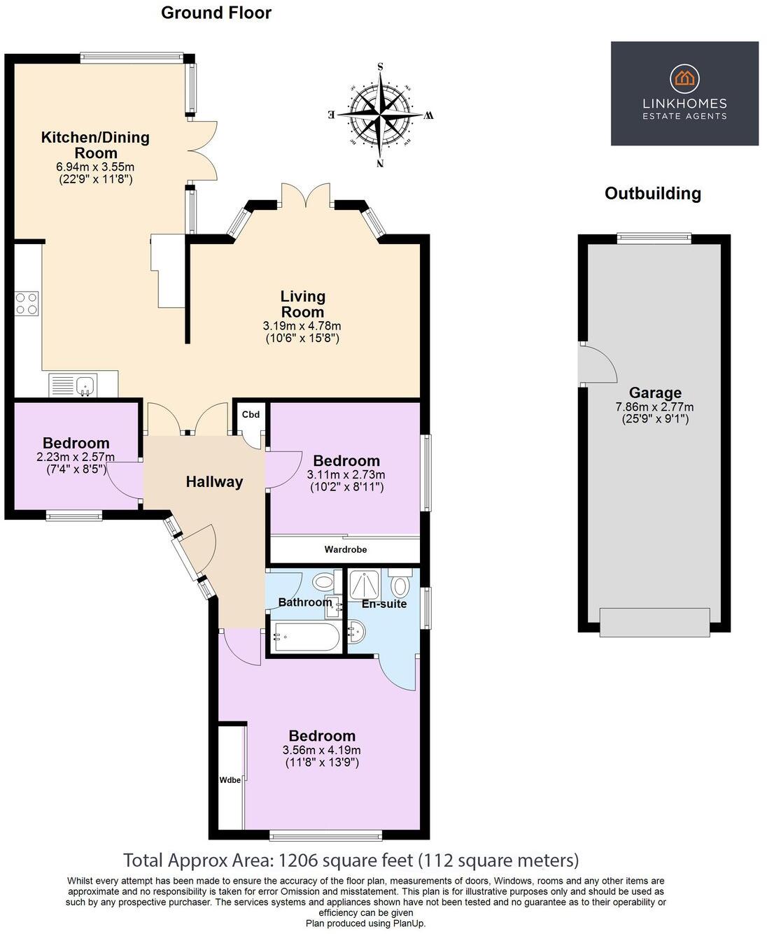 Anvil Crescent, Broadstone, BH18 floorplan