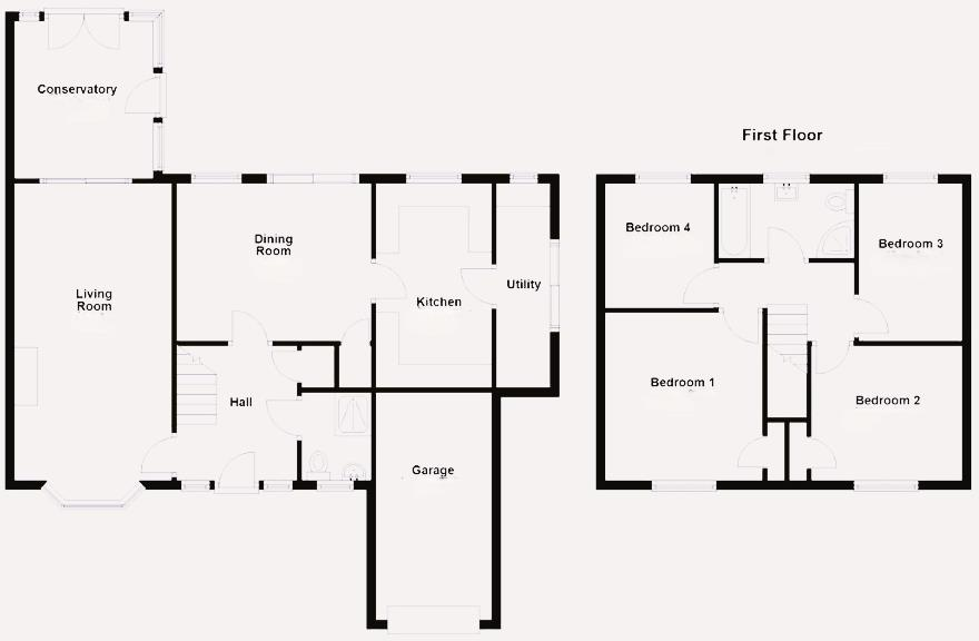 Birch Drive, Hanwood, Shrewsbury floorplan
