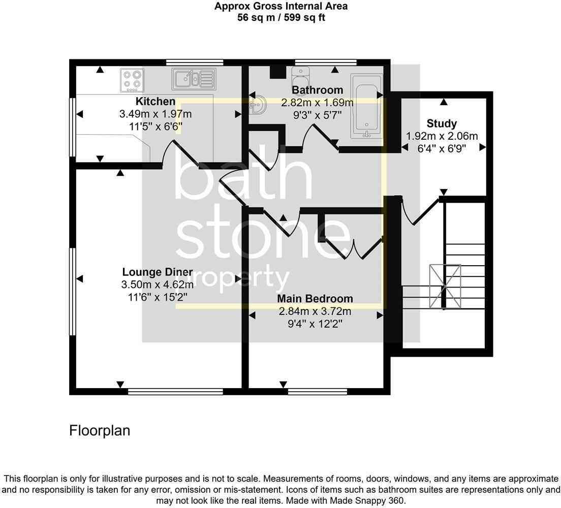 Redland Park, Bath floorplan