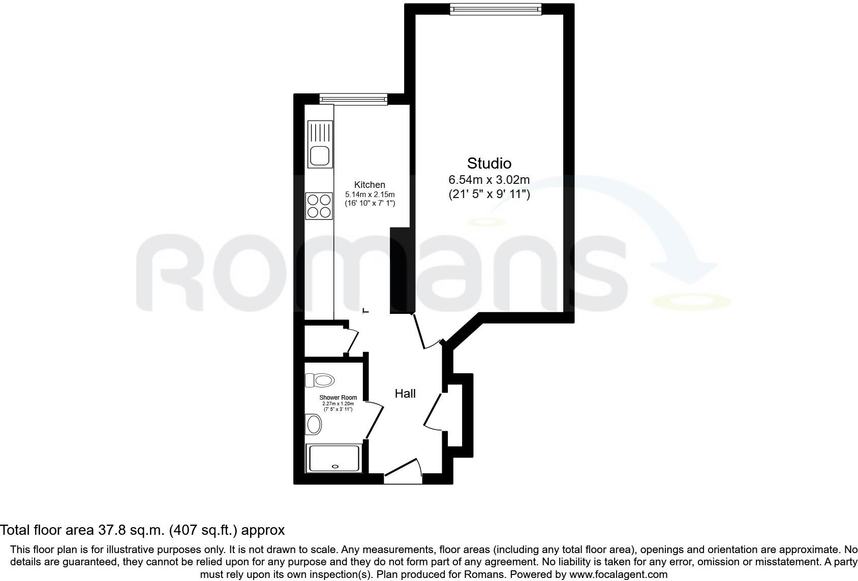 Compass Court, The Boulevard, Cain Road, RG12 floorplan