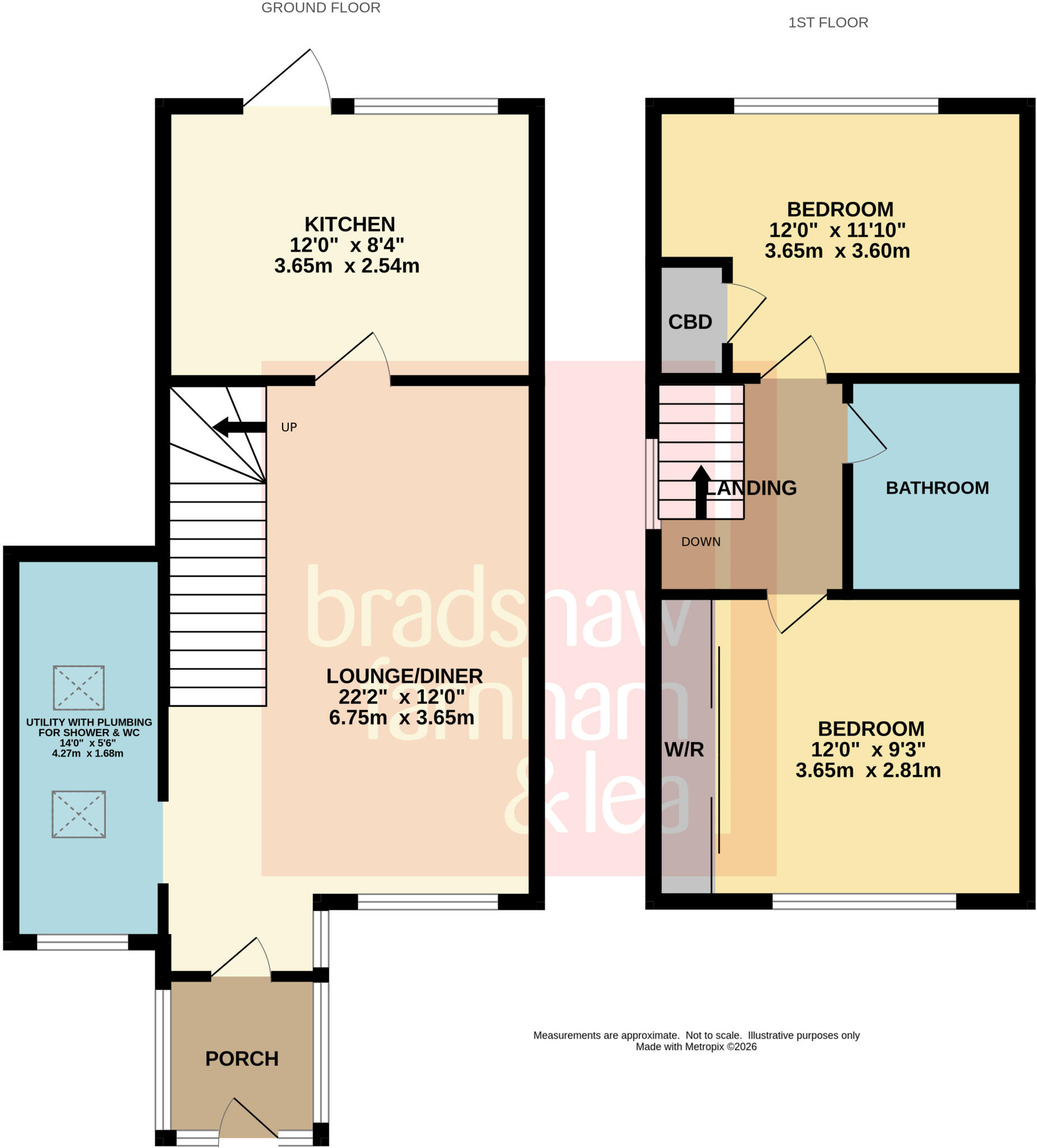 Brunsfield Close, Saughall Massie, Wirral, CH46 floorplan