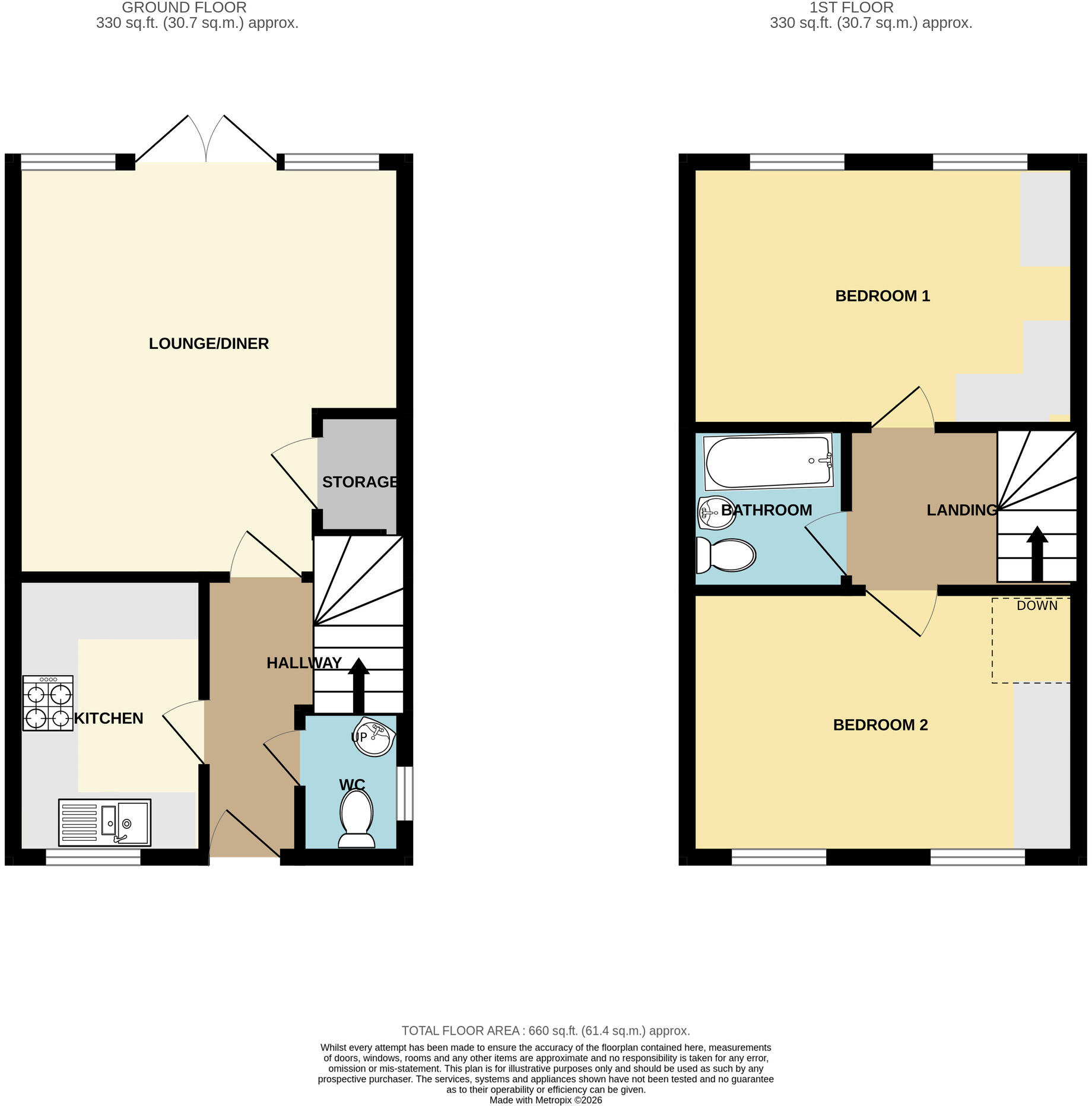 Cromwell Avenue, East Cowes, floorplan