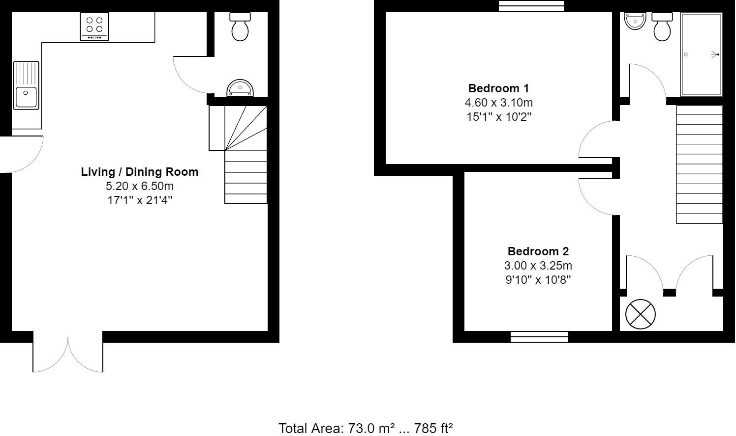 2, Hayloft Court, King's Lynn floorplan