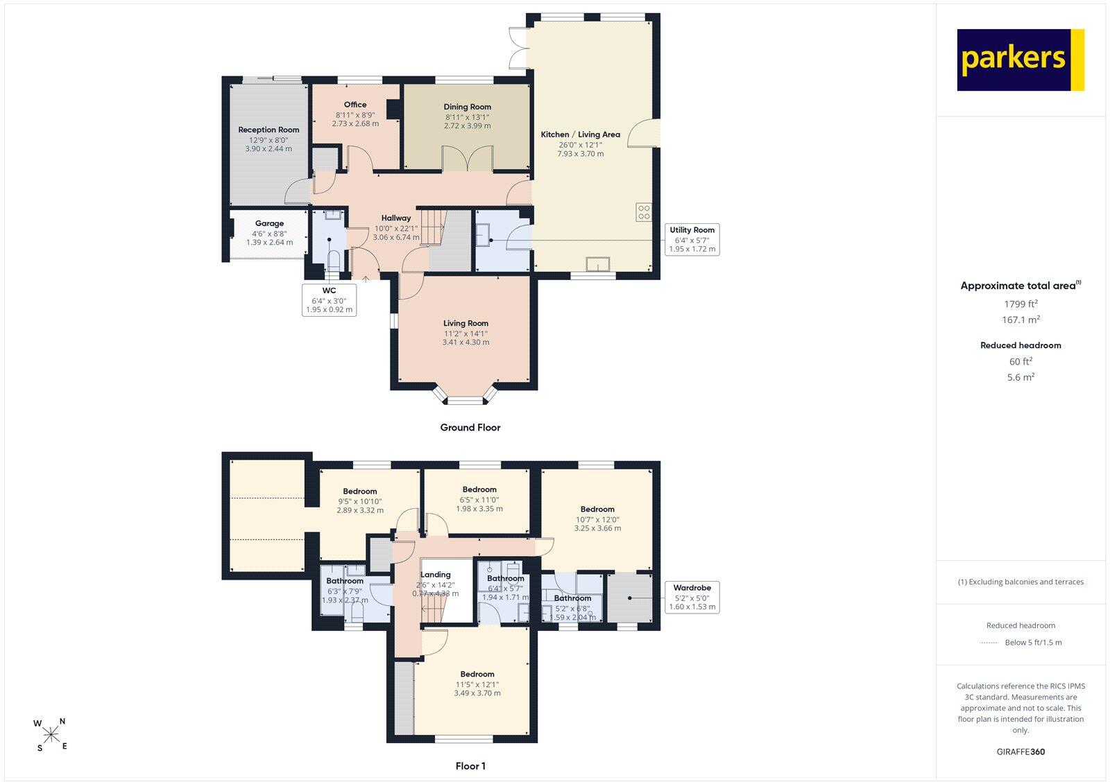 Tyler Drive, Arborfield, Reading, Berkshire, RG2 floorplan