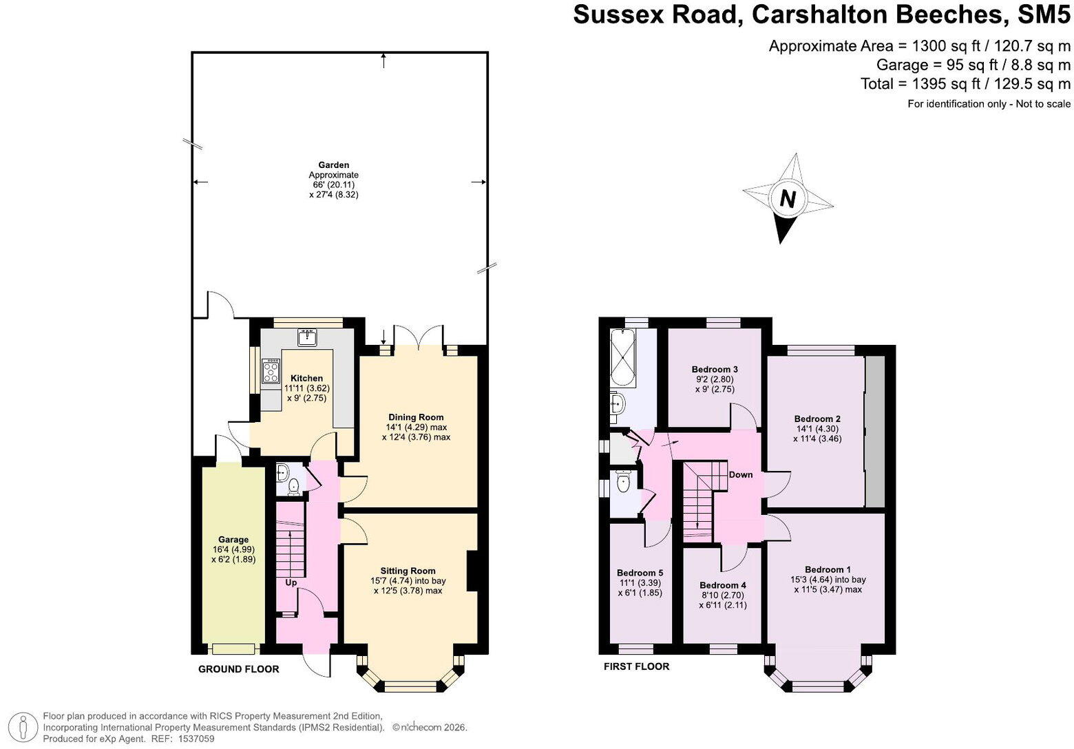 Sussex Road, Carshalton Beeches, SM5 3NA floorplan