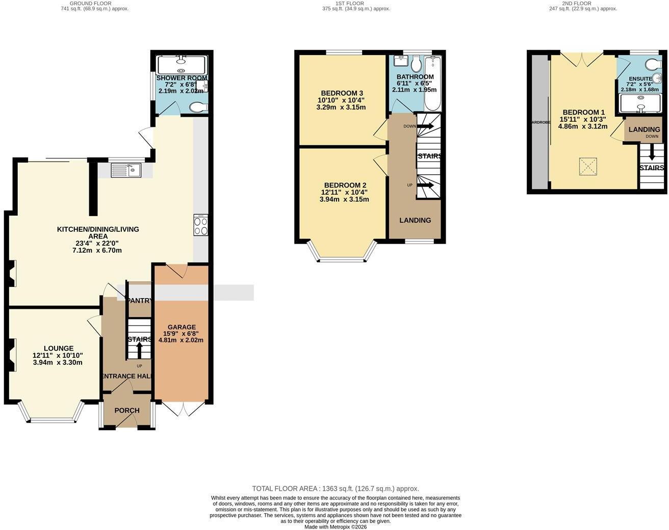 Birches Park Road, Codsall, Wolverhampton floorplan
