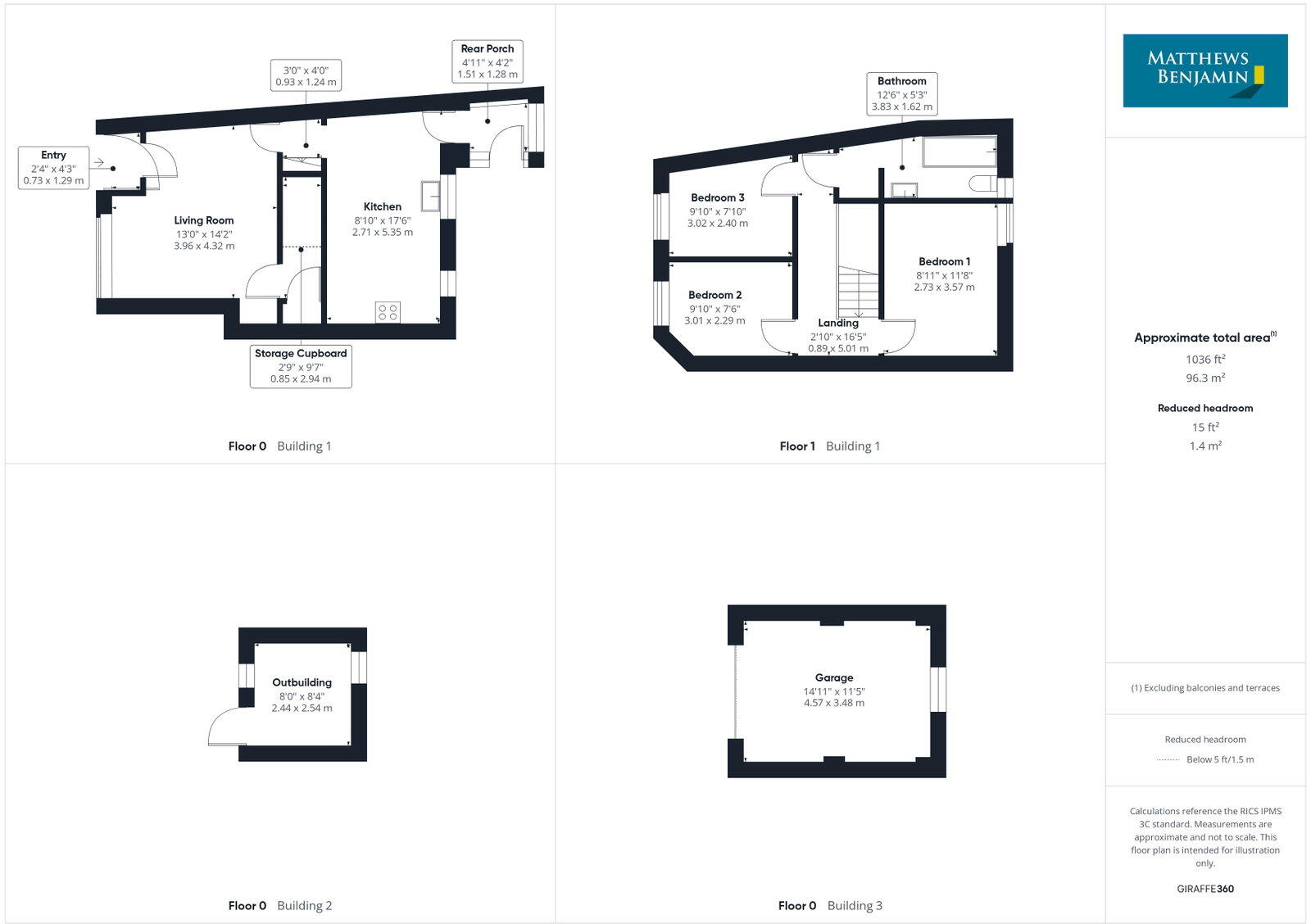 5 Calgarth View, Troutbeck Bridge, Cumbria, LA23 1HL floorplan