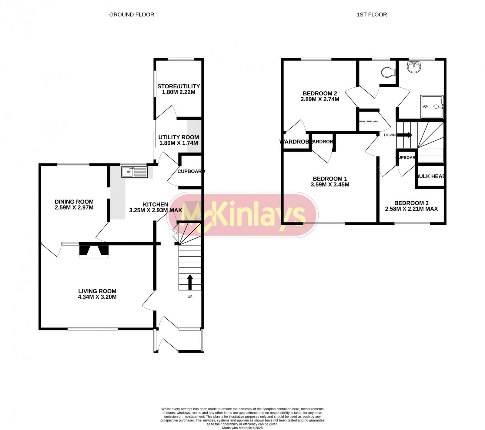 3 bedroom terrace, Cheddon Road. Taunton floorplan