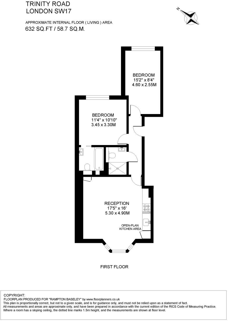 Trinity Road, SW17 floorplan