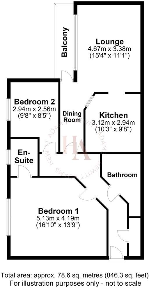 Manor Court, Irby floorplan