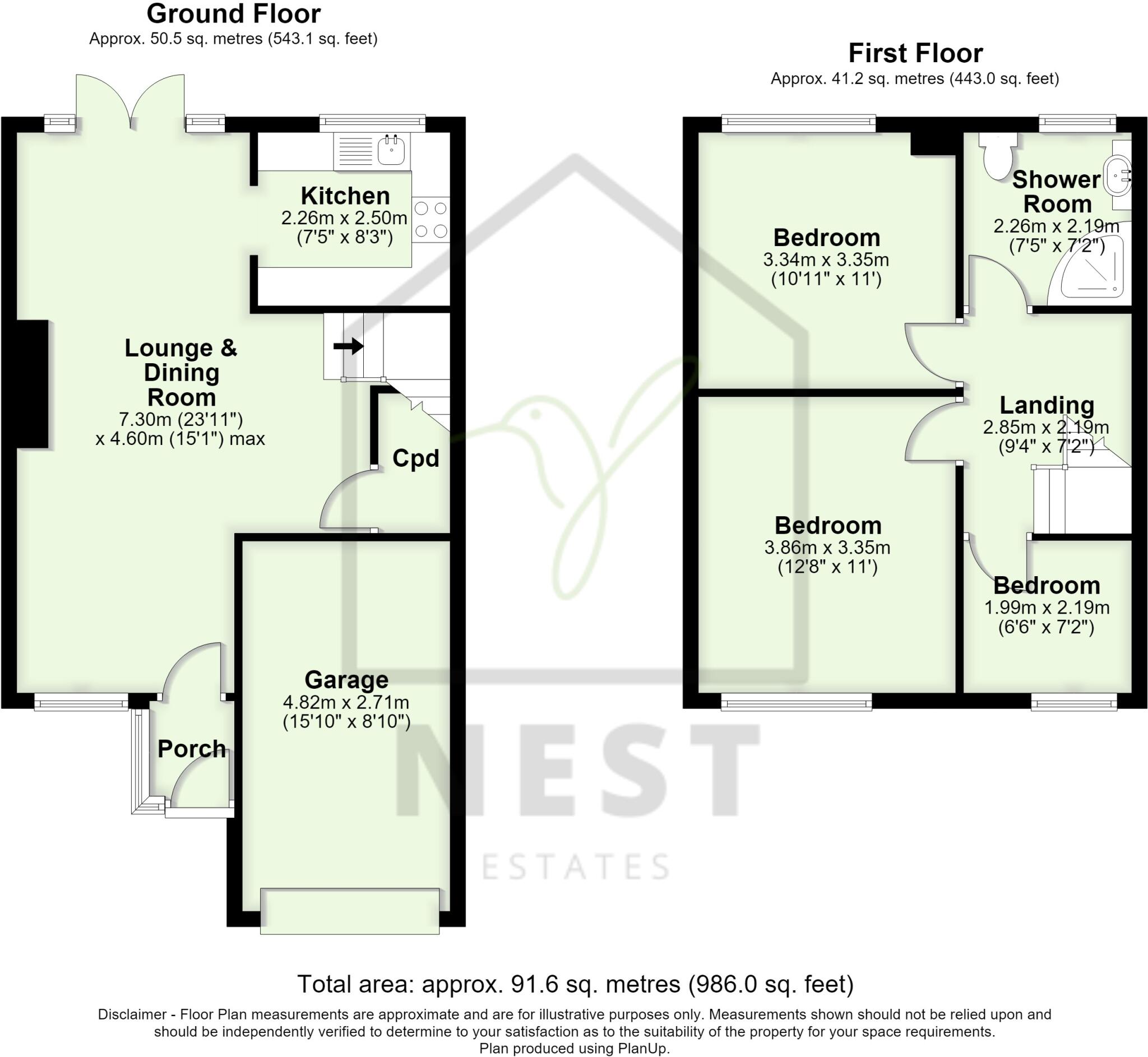 Norden Close, Norden, Rochdale floorplan