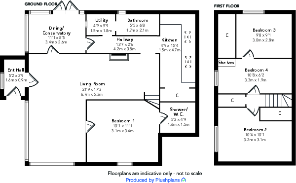 Cromla Cottage, Corrie, Isle of Arran, KA27 8JP floorplan