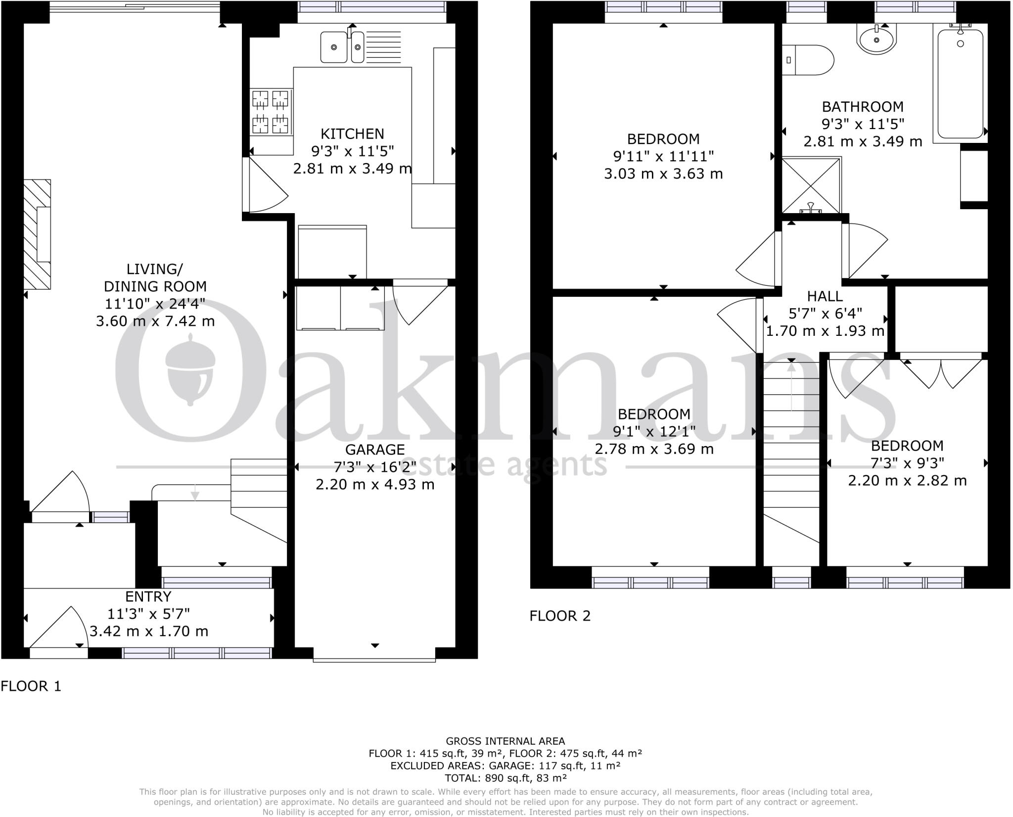 Steepwood Croft, Birmingham, B30 floorplan