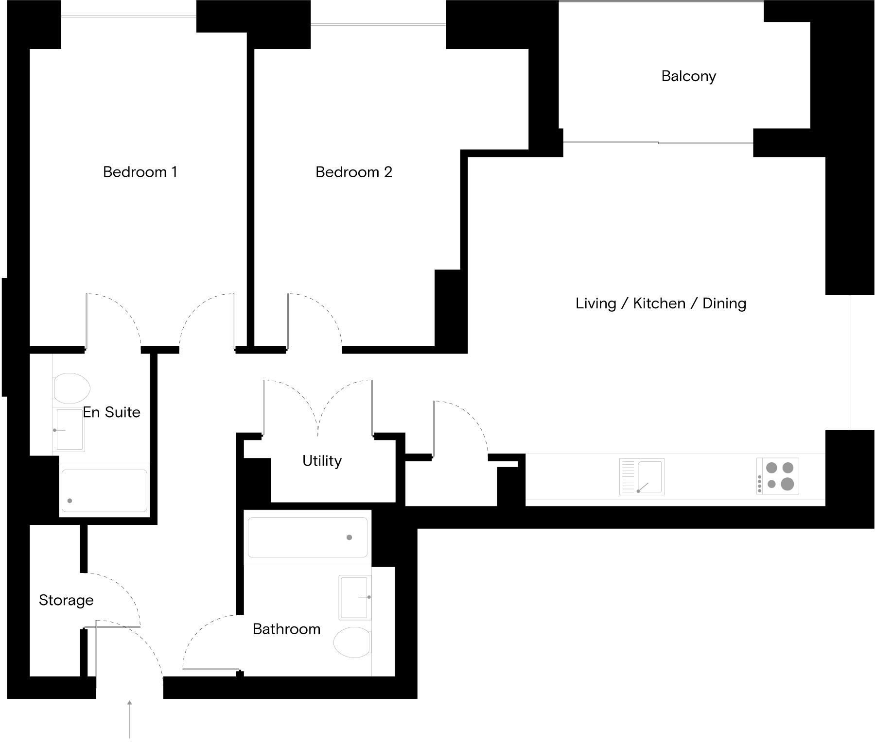 Riverstone Heights, Reed Avenue, London, E3 3ZE floorplan